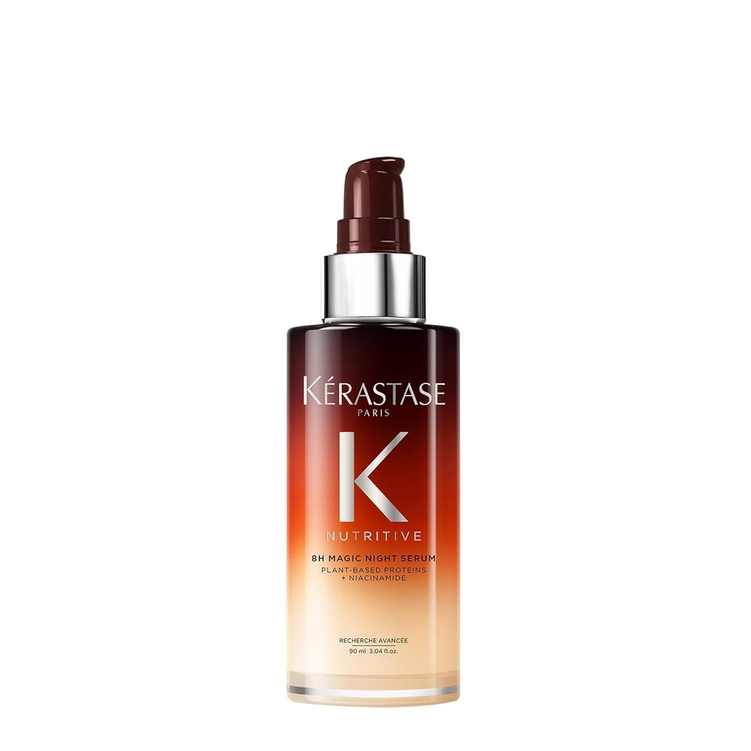 Kérastase Nutritive, Sérum Reparador de Noche, Para Cabello seco, Revitaliza, nutre y repara, Con niacinamida anti-sequedad, 8H Magic Night Serum, 90 ml