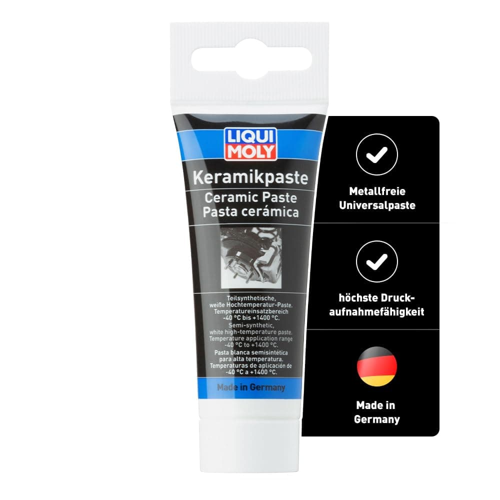 LIQUI MOLY Keramikpaste | 50 g | Paste | Art.-Nr.: 3418, Farblos, High Temperature Assembly