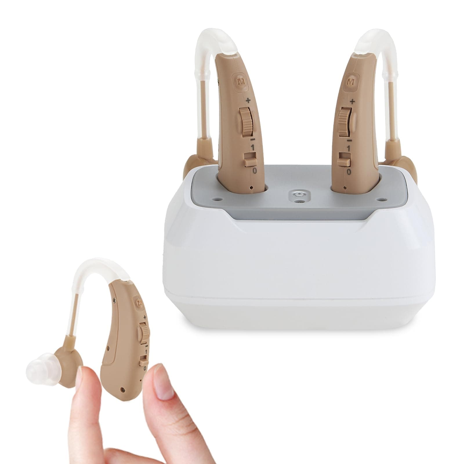 JYYRC Dispositivi sonori ricaricabili per adulti con base di ricarica, 4 modalità di utilizzo,Volume regolabile,Ricarica rapida/Sound Device