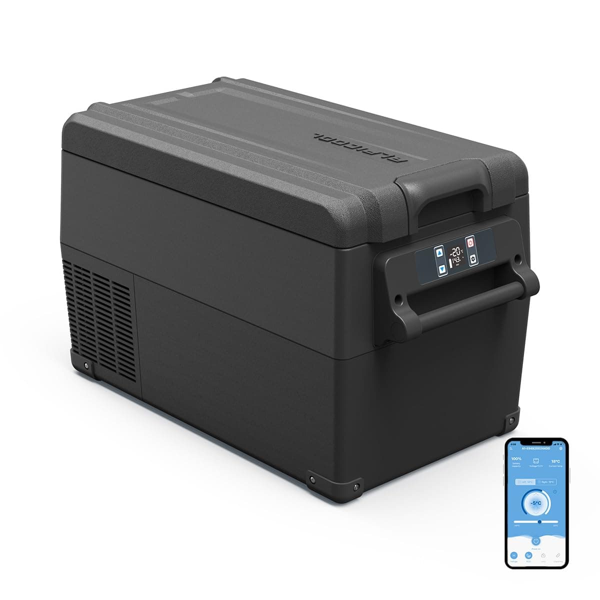 Alpicool NCF35 30,6L Nevera Portátil Eléctrica Refrigerador de Coche 12V 24V mini frigorífico CA 220v para Hogar, Camping, Viajes, Automóvil, 20ºC a 20ºC