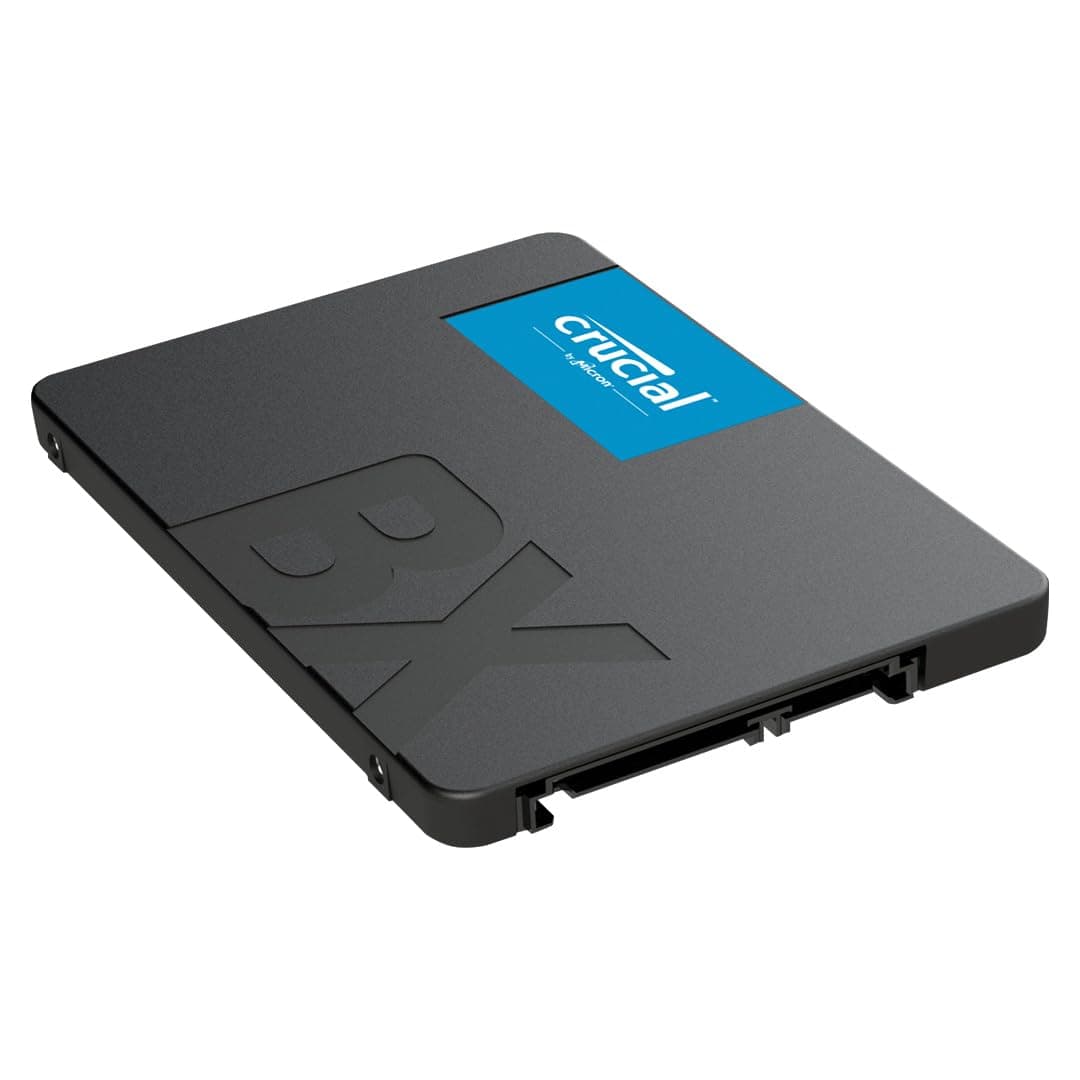 Crucial BX500 SATA SSD 1To2.5 Interne, jusqu'à 540MB/s, Compatible avec Ordinateur Portable et de Bureau (PC), 3D NAND, Accélération Dynamique de l'Écriture - CT1000BX500SSD101