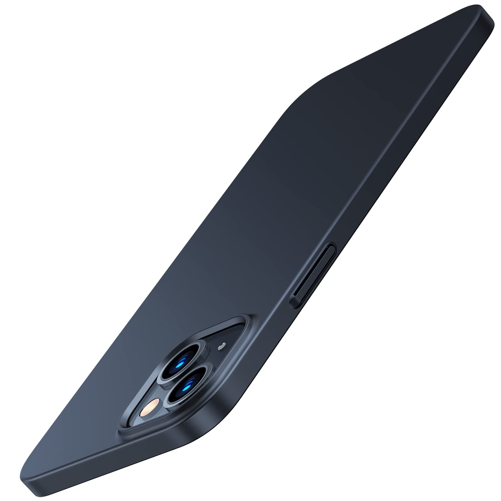 TORRAS 2025 Neu 0.07cm Dünn für iPhone 15 Hülle Rundumschutz Exzellente Samtiger Griff [ Wie das Original] Handyhülle iPhone 15 Schutzhülle Slim iPhone 15 Case Schwarz