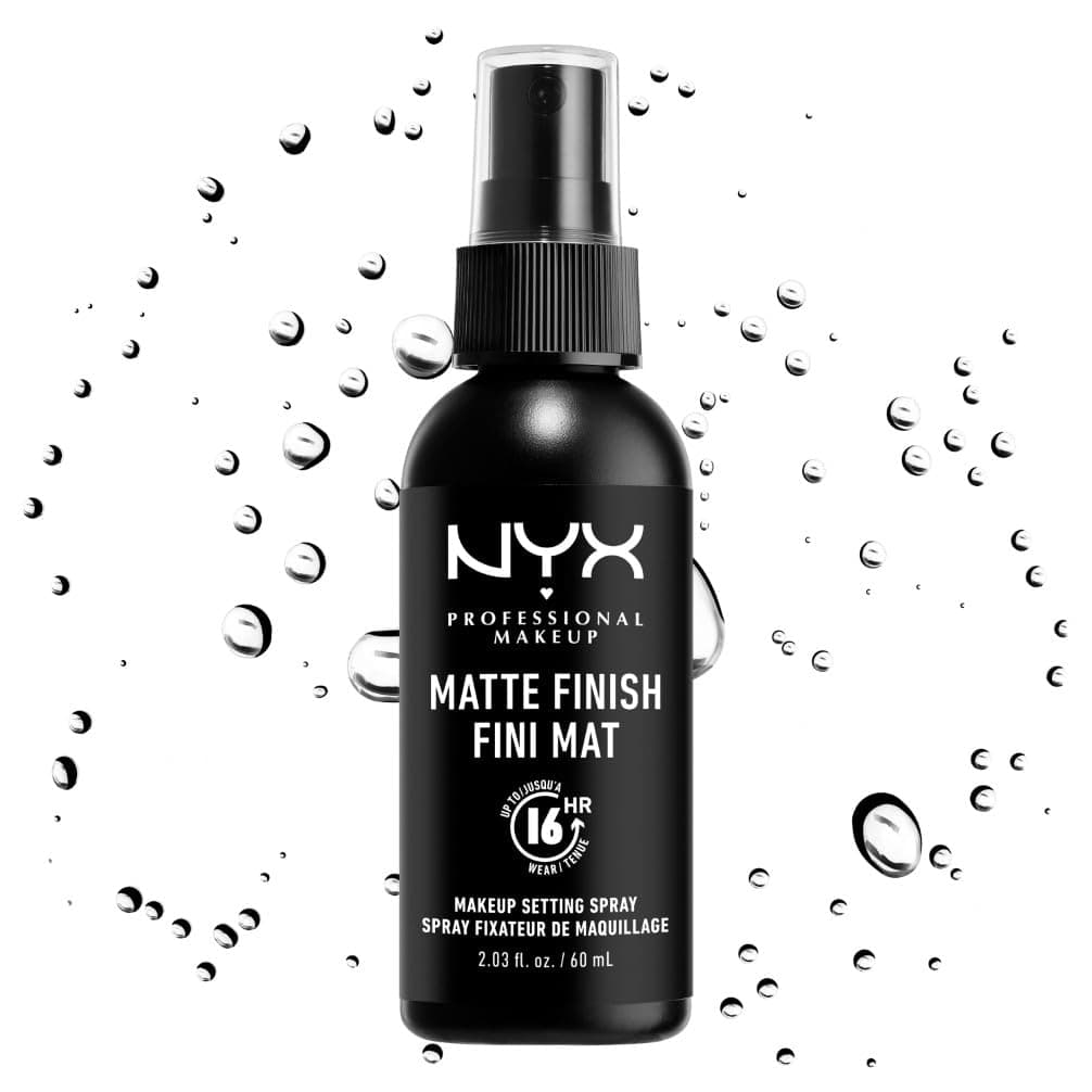 NYX Professional Makeup Setting Spray, Formula fissante leggera a lunga tenuta, Finish matte, 60 ml