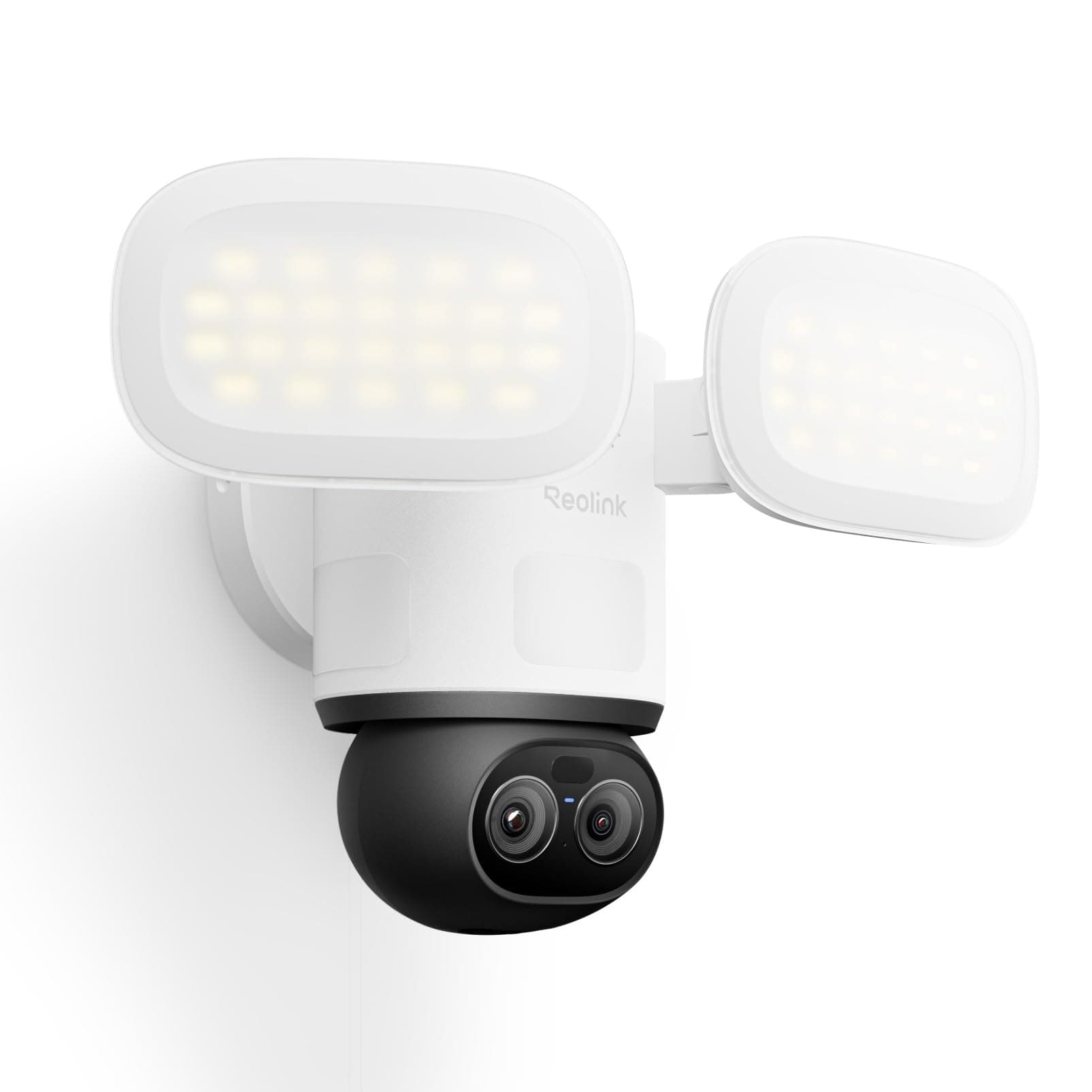 Reolink Camera Surveillance WiFi Exterieure, 4K Double Objectif, PTZ 360°, Zoom x6, Projecteur 3000 Lumens, Wi-FI 6, Détection Intelligente, Recherche Vidéo IA Locale, TrackFlex Floodlight WiFi