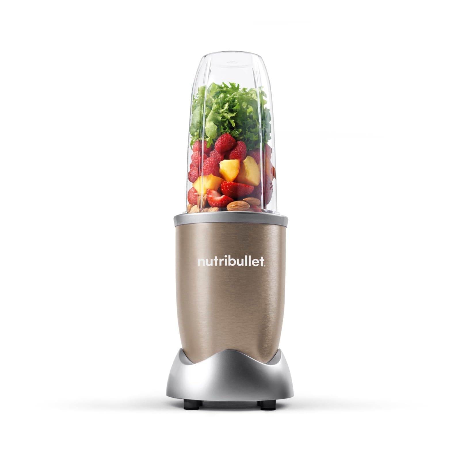 NUTRIBULLET NUTRI900C - Batidora para zumos, plástico, color champán 29 x 17 x 34 cm
