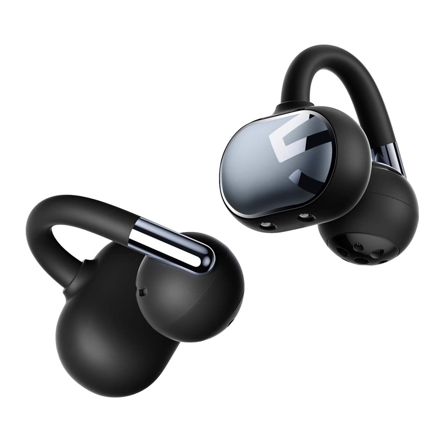 SoundPEATS Clip1 Écouteurs Ouverts à Clipser avec Audio Dolby de qualité supérieure, Pilotes de 12 mm, sécurisés, légers, étanches IPX5, Charge Rapide, jusqu'à 40 Heures de Lecture, Bluetooth 5.4