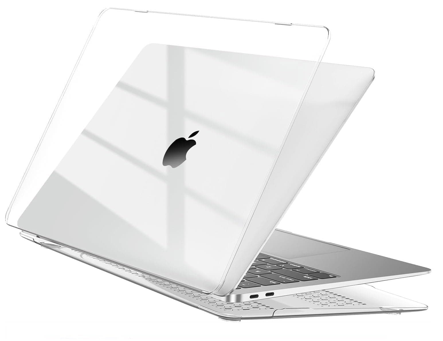 EooCoo Coque MacBook Pro 13 Pouces M2 M1 2022-2016 A2338 A2289 A2251 A2159 A1989 A1706, Plastique Case Rigide Étui pour MacBook Pro 13 avec Touch Bar - Transparent Clair