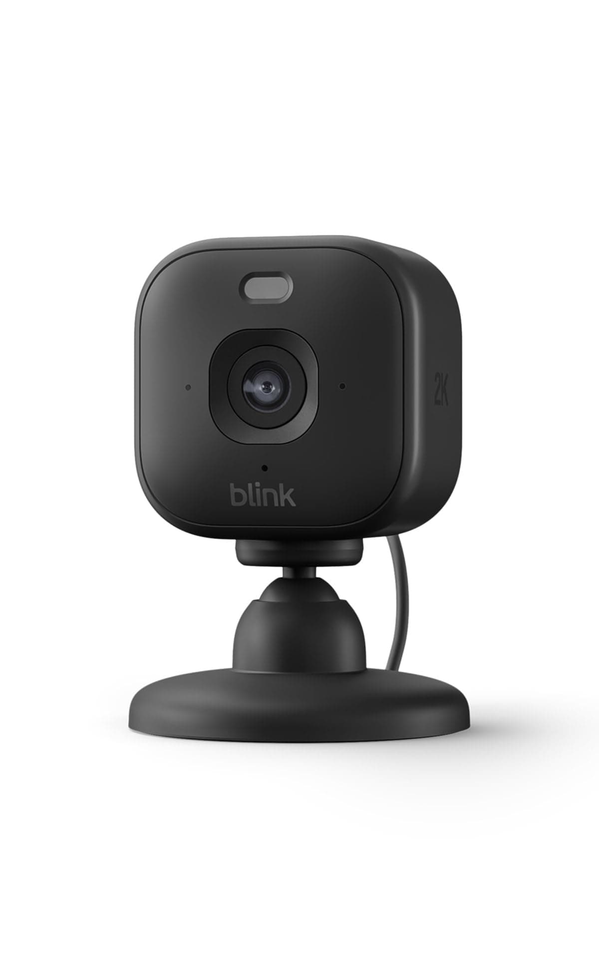 Blink Mini 2K+ (neueste Generation) Überwachungskamera für den Innenbereich| Sicherheitskamera mit Netzstecker für zuhause | 2K-Videoauflösung, 4-fach-Zoom, Nachtsicht in Farbe | 1 Kamera – Schwarz