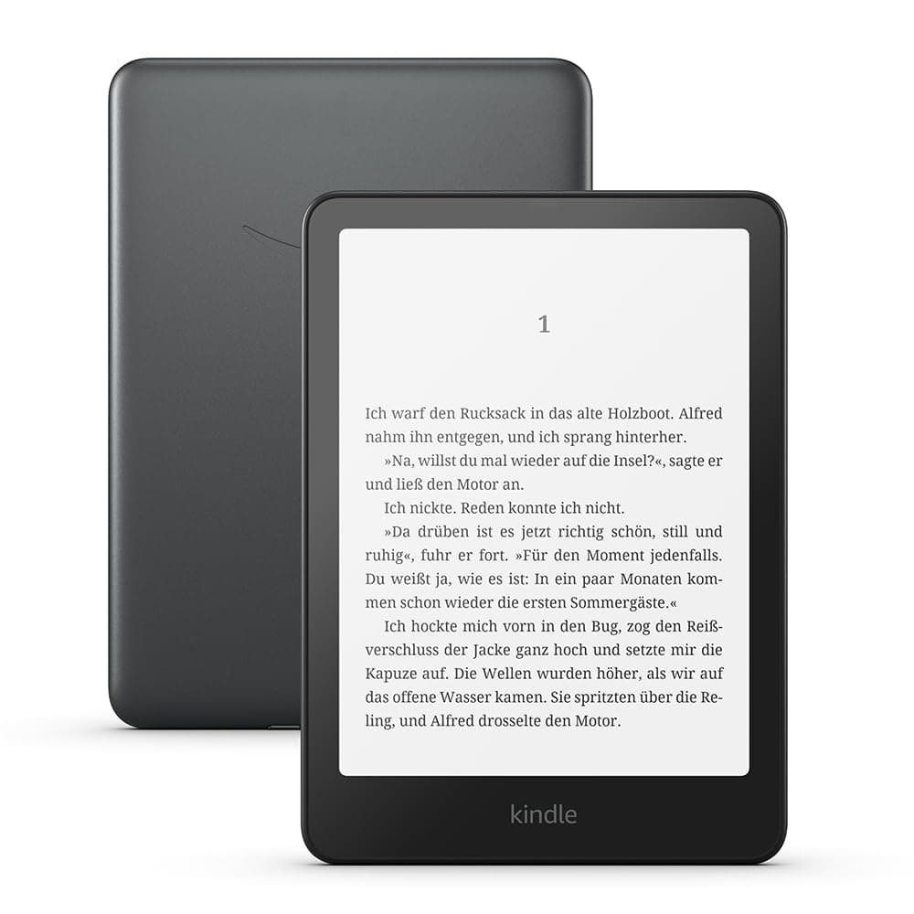 Zertifiziert und generalüberholt Amazon Kindle Paperwhite Signature Edition(32 GB)-Unser schnellster Kindle,mit Frontlicht mit automatischer Anpassung,kabellosem Aufladen und wochenlanger Akkulaufzeit