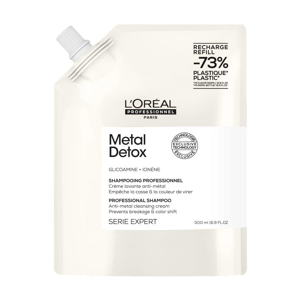 L'OREAL PROFESSIONNEL - Metal Detox - Anti-Casse & Anti-Metal - Cheveux Secs Abîmés & Cassants - +67% de Nutrition & -97% de Casse
