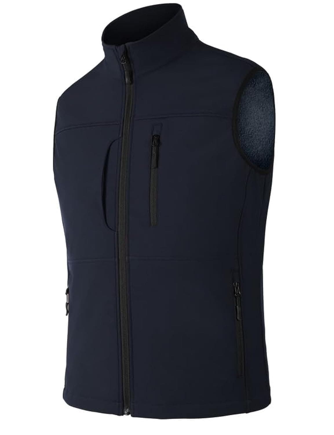 Zzkouine Gilet da Uomo in Softshell Antivento Leggero Vest Cappotto Senza Maniche Antivento e Impermeabile Multitasche, Giacca Calda Con Cerniera Per Viaggi e Attività All'aperto