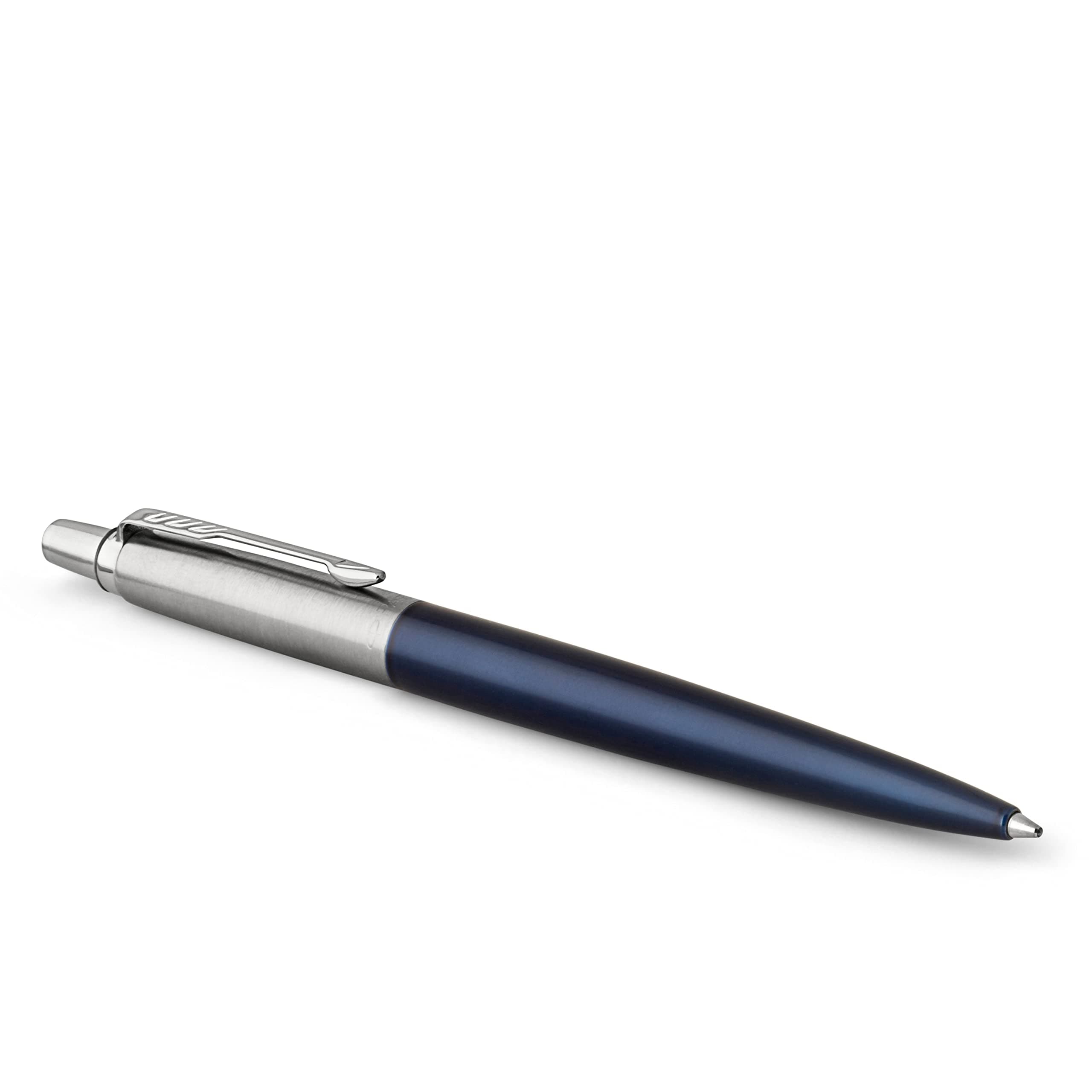 Parker Penna a Sfera Jotter con Dettagli Cromati, Confezione Regalo, Royal Blue