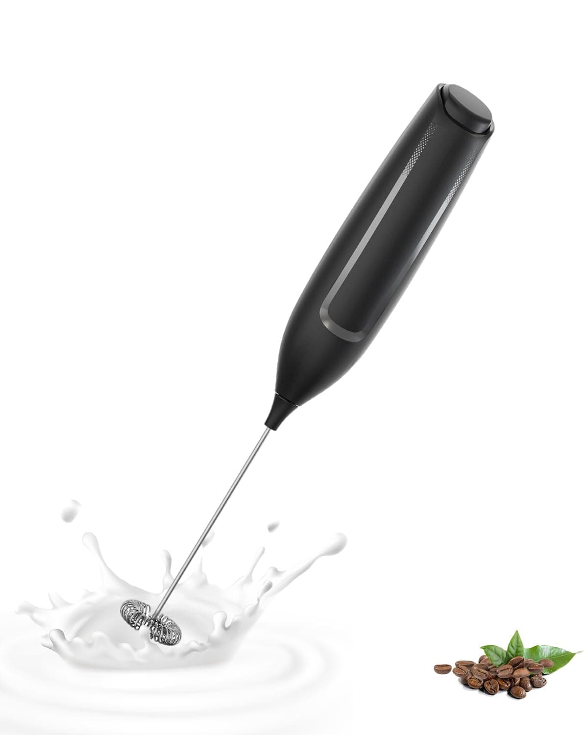 Potente Montalatte Elettrico per Caffè - Mini Frullatore e Miscelatore per Latte, Cappuccino, Matcha