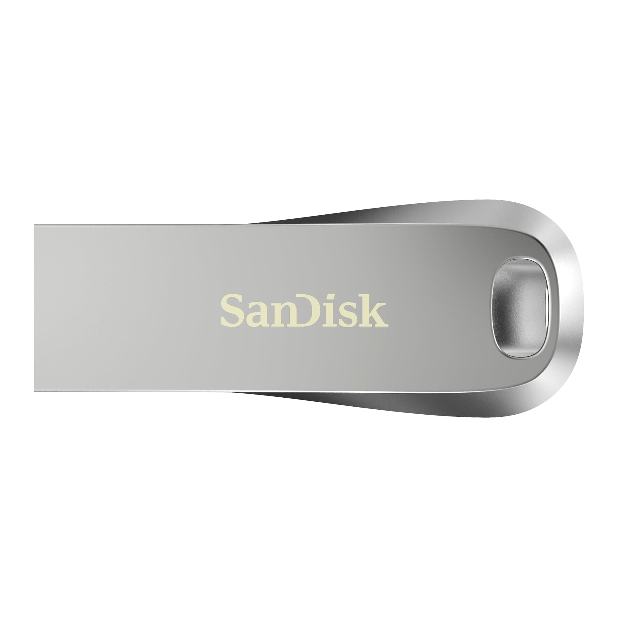 SanDisk Ultra Luxe Pendrive, USB Type-A, 1 TB (Unidad Flash, Velocidad de Lectura hasta 400 MB/s, USB 3.2 Gen 1 + USB 3.0 Compatible, Protección con Contraseña, RescuePRO Deluxe, Metálico) Plata