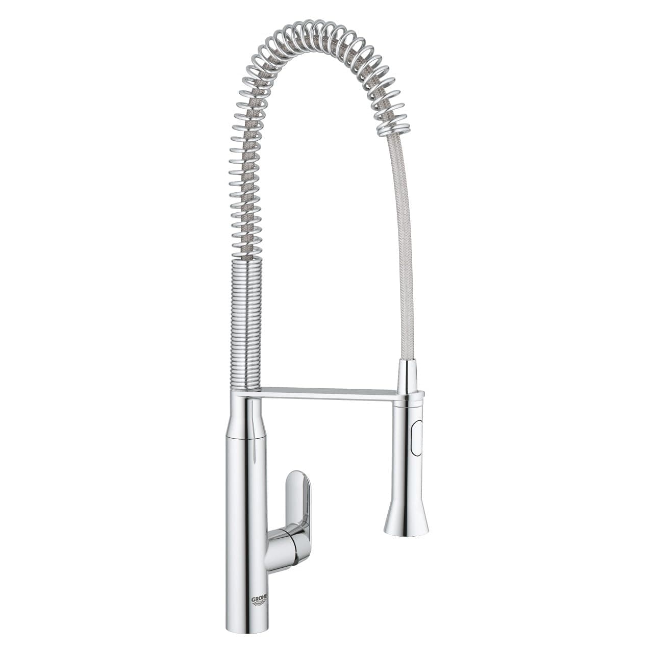 Grohe K7 - Grifo de Cocina, Caño al to, Cabezal Profesional, Acabado Grohe Starlight (32950000), Cromo, L