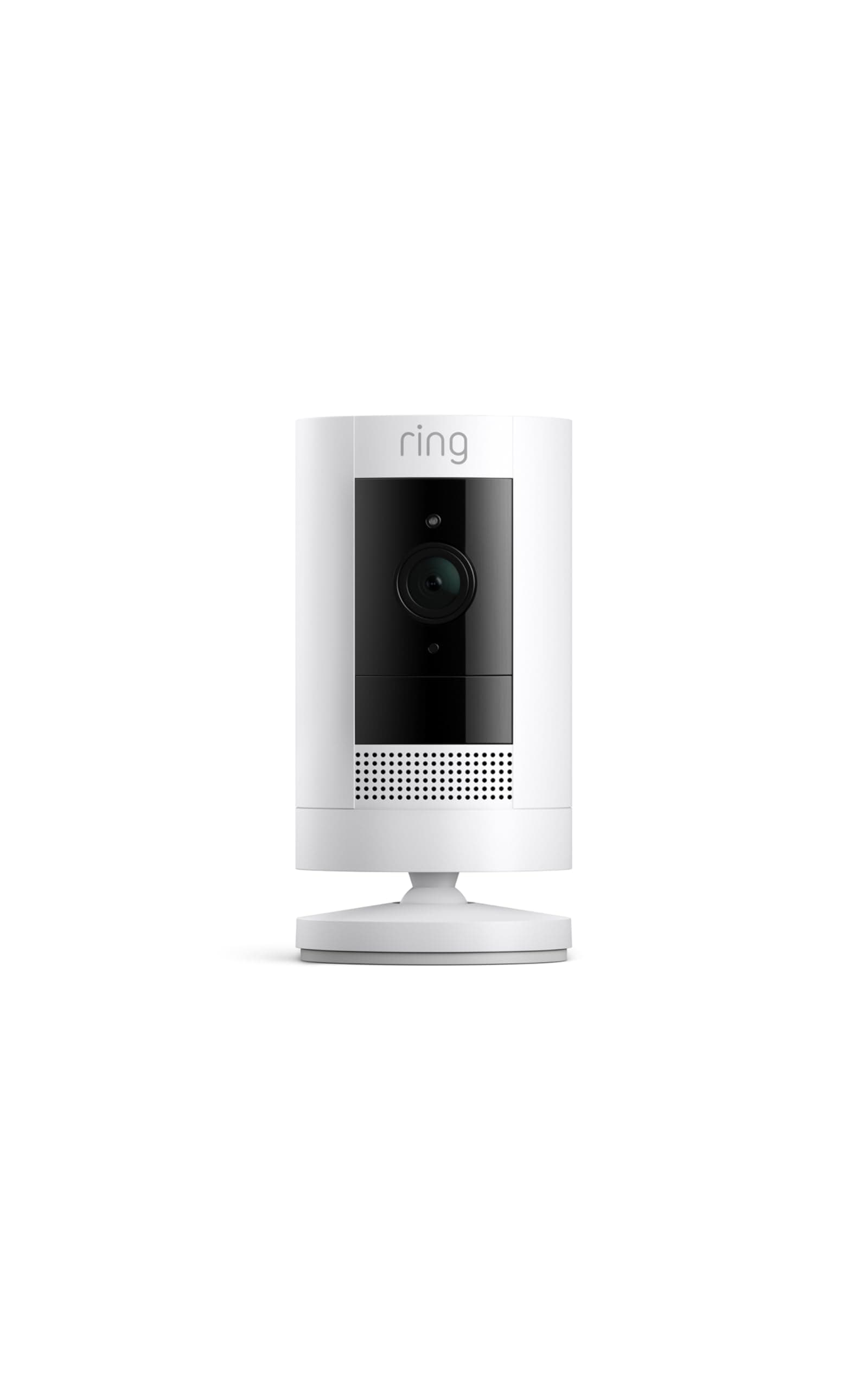 Ring videocamera esterna a batteria (Stick Up Cam) | Telecamera di sorveglianza wifi senza fili per esterno con 1080p HD video, audio bidirezionale, fai-da-te | Ring Home: 30 gg. prova gratuita