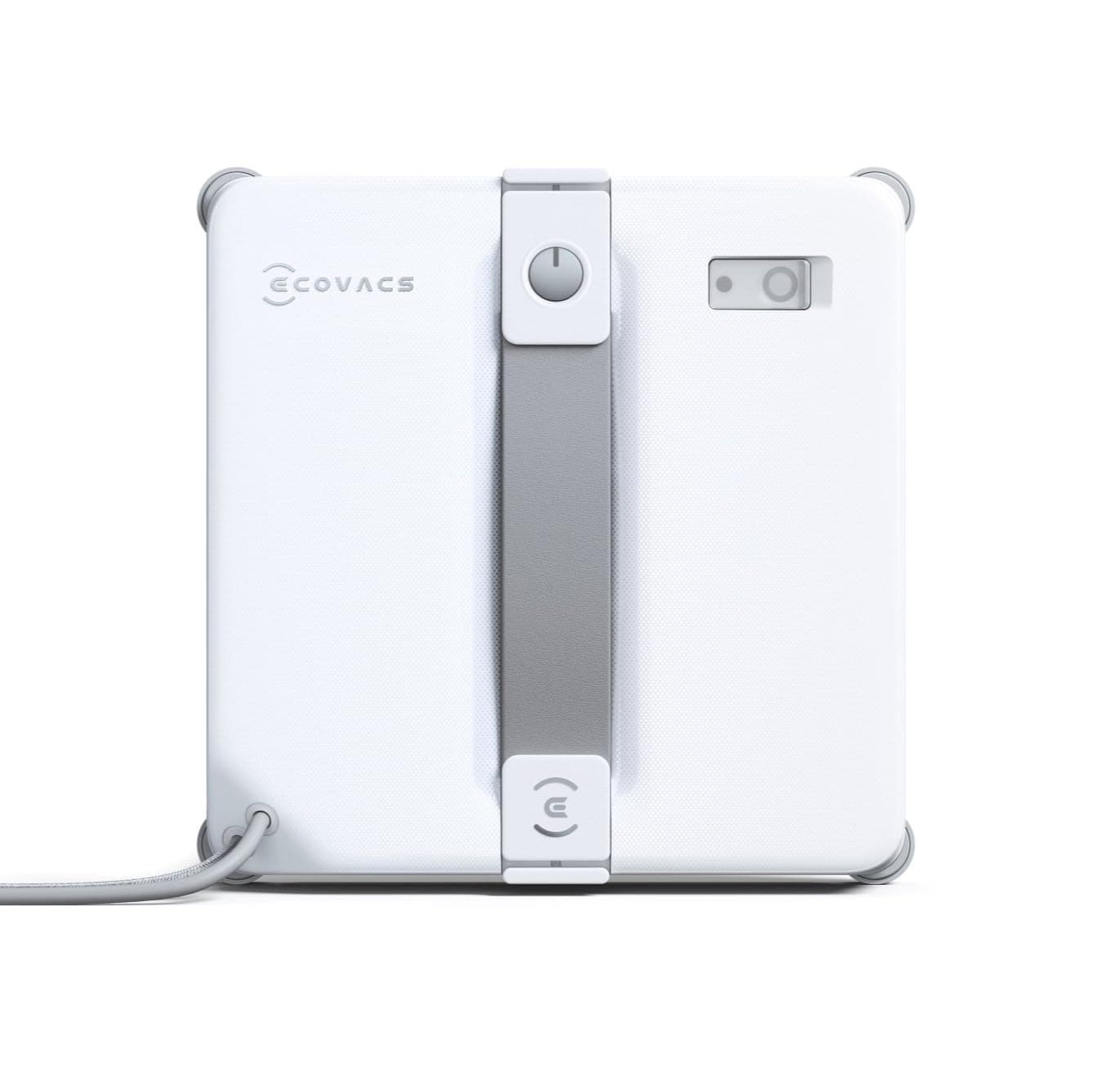 ECOVACS WINBOT Mini 2 Robot Nettoyeur de Vitres, Brosses d’Angle & Pulvérisation Ultrasonique, Ultra-Mince pour Fenêtres Étroites, Navigation Intelligente, 6 Modes App, Protection 10 Niveaux