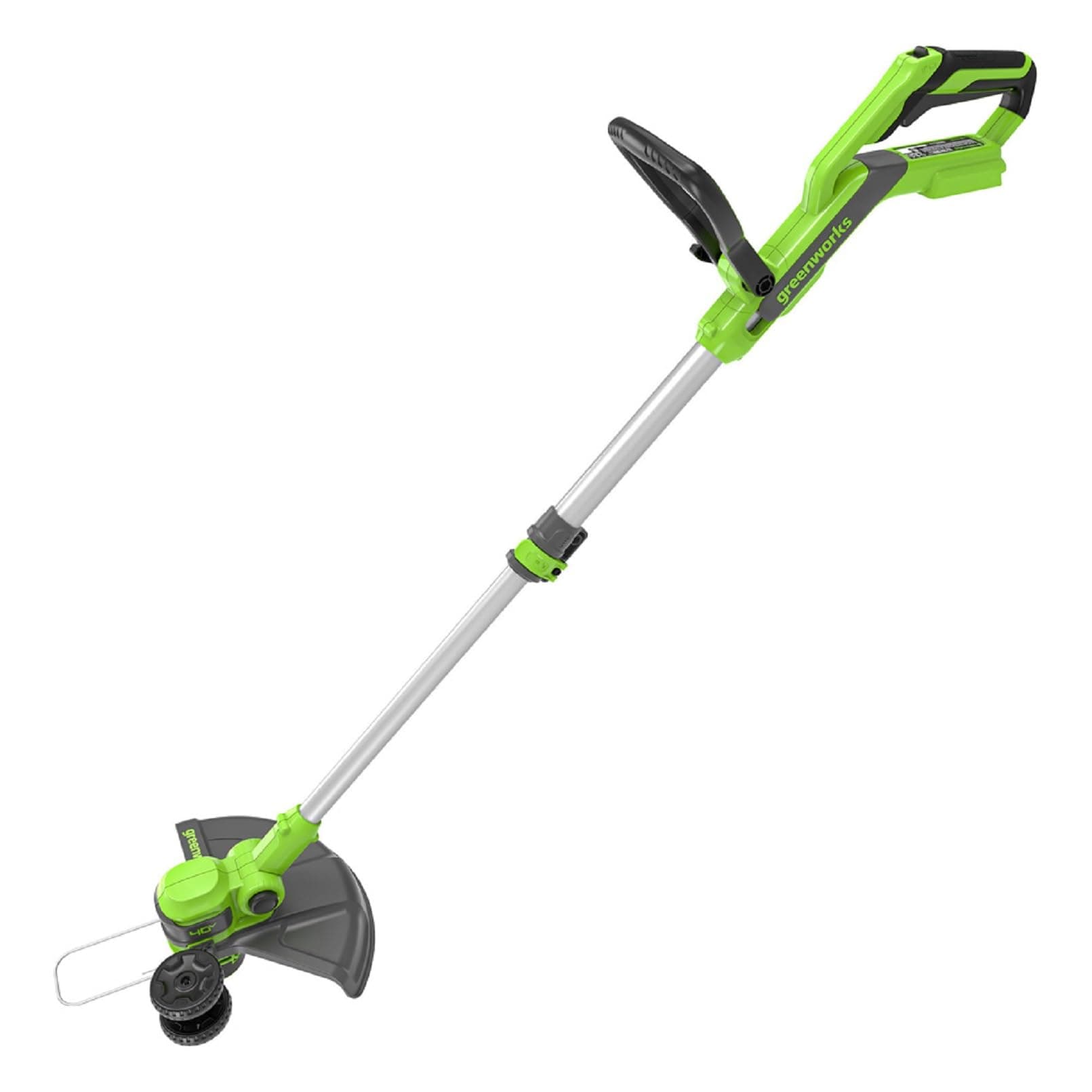Greenworks 40V Coupe Bordure Sans Fil avec Roue pour Petits et Moyens Jardins, Largeur Coupe 33 cm, Fil en Nylon 1,65 mm à Alimentation Automatique, SANS Batterie ni Chargeur, Garantie 3 Ans G40LT33