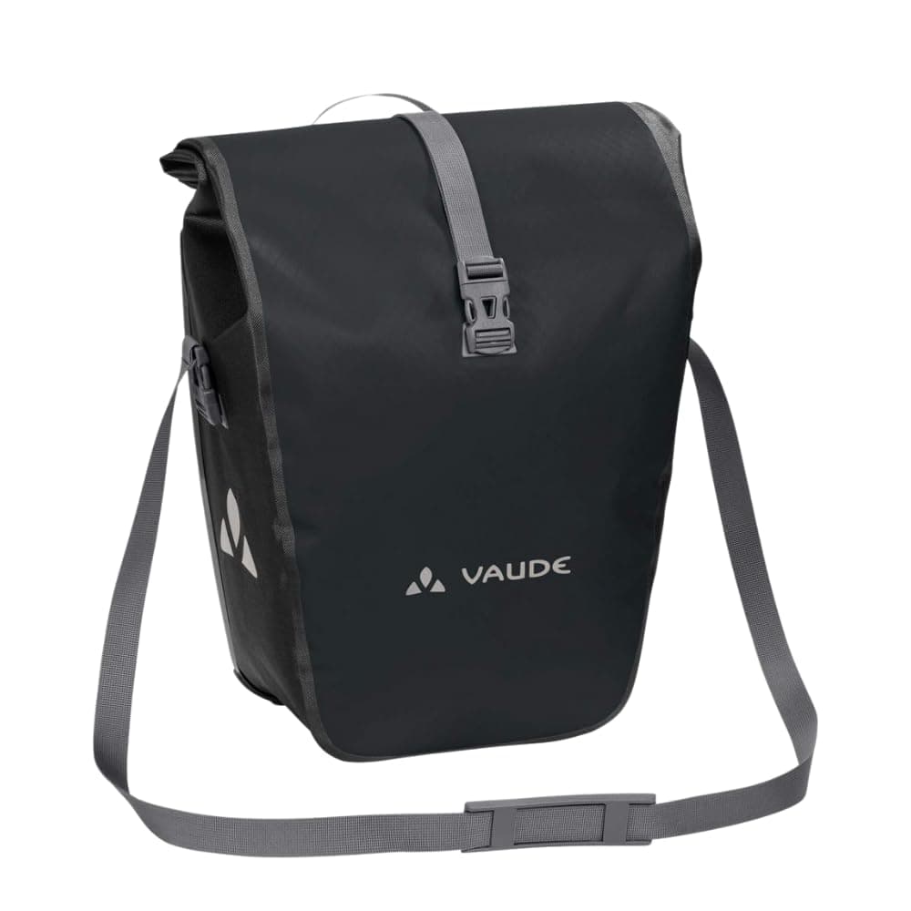 VAUDE Fahrradtasche für Gepäckträger Aqua Back Single 1 x 24 L, Hinterradtasche wasserdicht, Fahrrad Gepäckträgertasche hinten, einfache Befestigung – Made in Germany