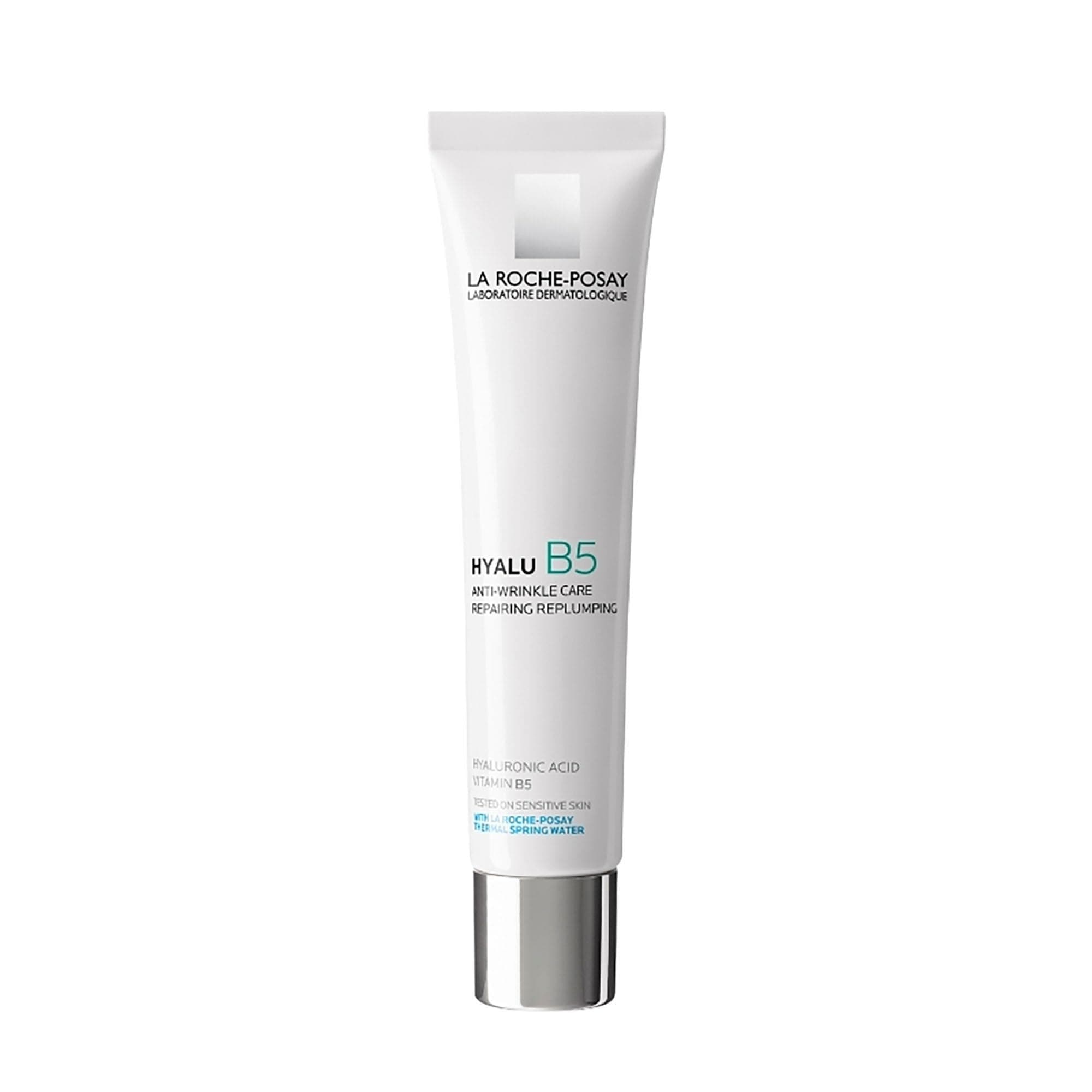 La Roche Posay Anti-Aging-Creme, Für empfindliche Haut, Regenerierend und aufpolsternd, Mit kurz- und langkettigem Hyaluron und Vitamin B5, Hyalu B5 Pflege, 40 ml