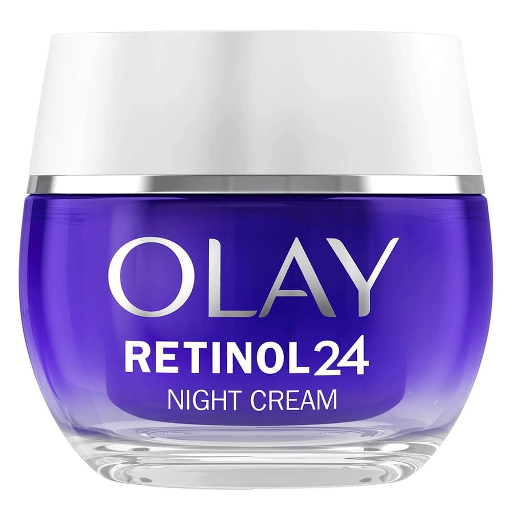 Olay Retinol 24 Crema de Noche Hidratante Facial, Cuidado de la Piel con Vitamina E Antioxidante. Cuidado de la Piel Well-aging durante la Noche: Suaviza, Renueva E Hidrata, 50 ml