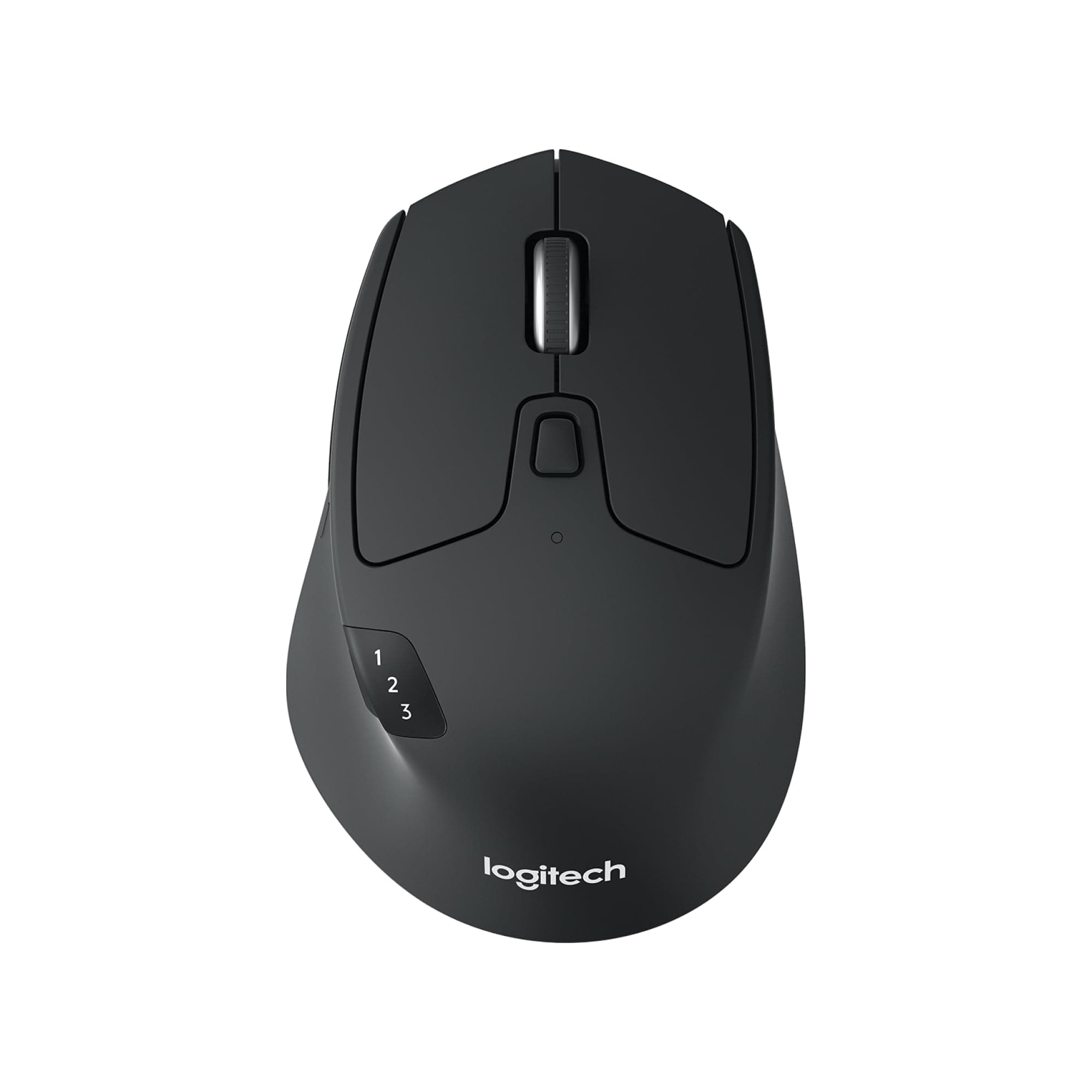 Logitech M720 Triathlon Ratón Inalámbrico, Multi-Dispositivo, 2,4 GHz o Bluetooth Receptor Unifying, 1000 dpi, 8 Botones, Batería 24 Meses, Portátil/PC/Mac/iPad OS - Negro