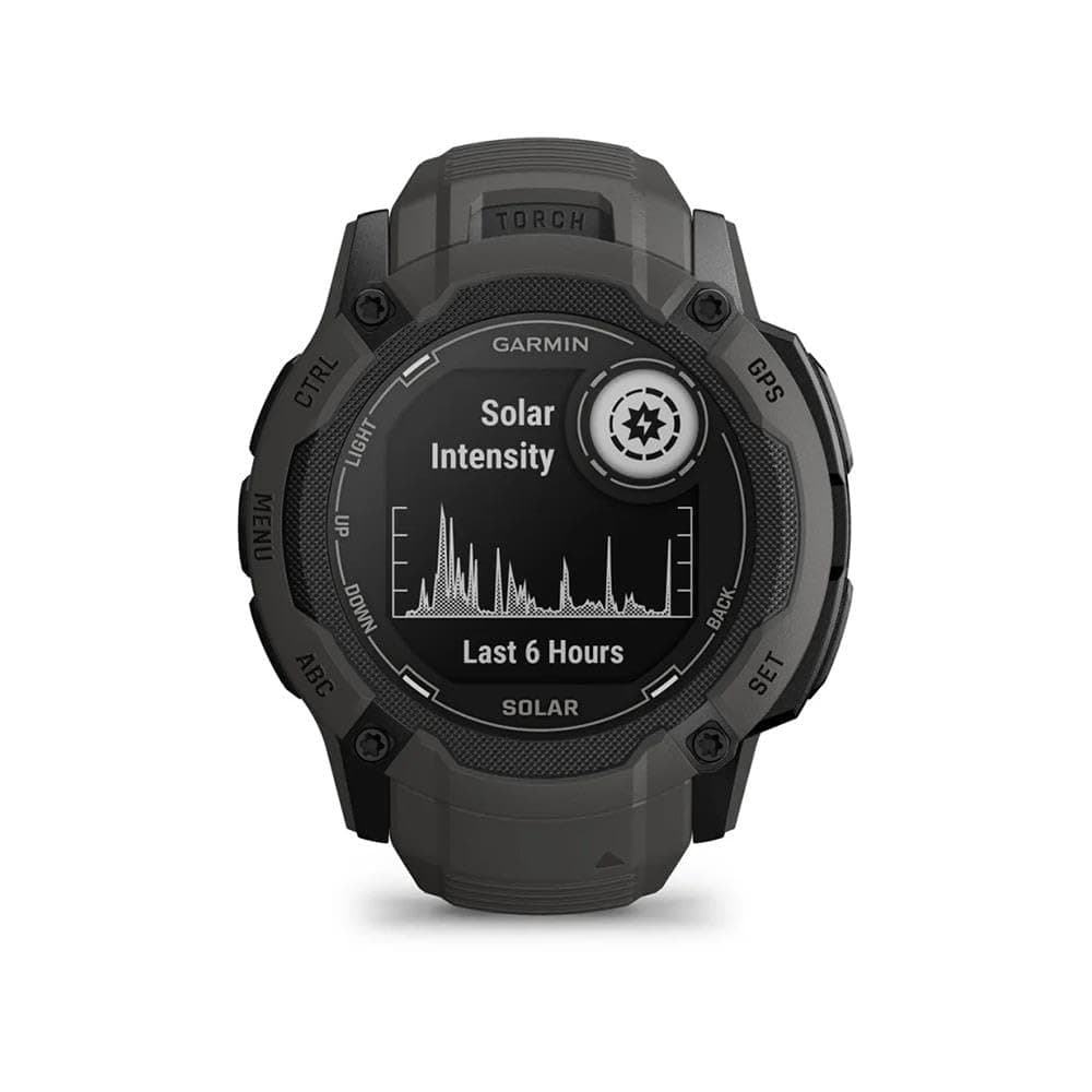 Garmin Instinct 2X, Solar - Montre GPS Robuste et connectée – Graphite – Boîtier 50 mm
