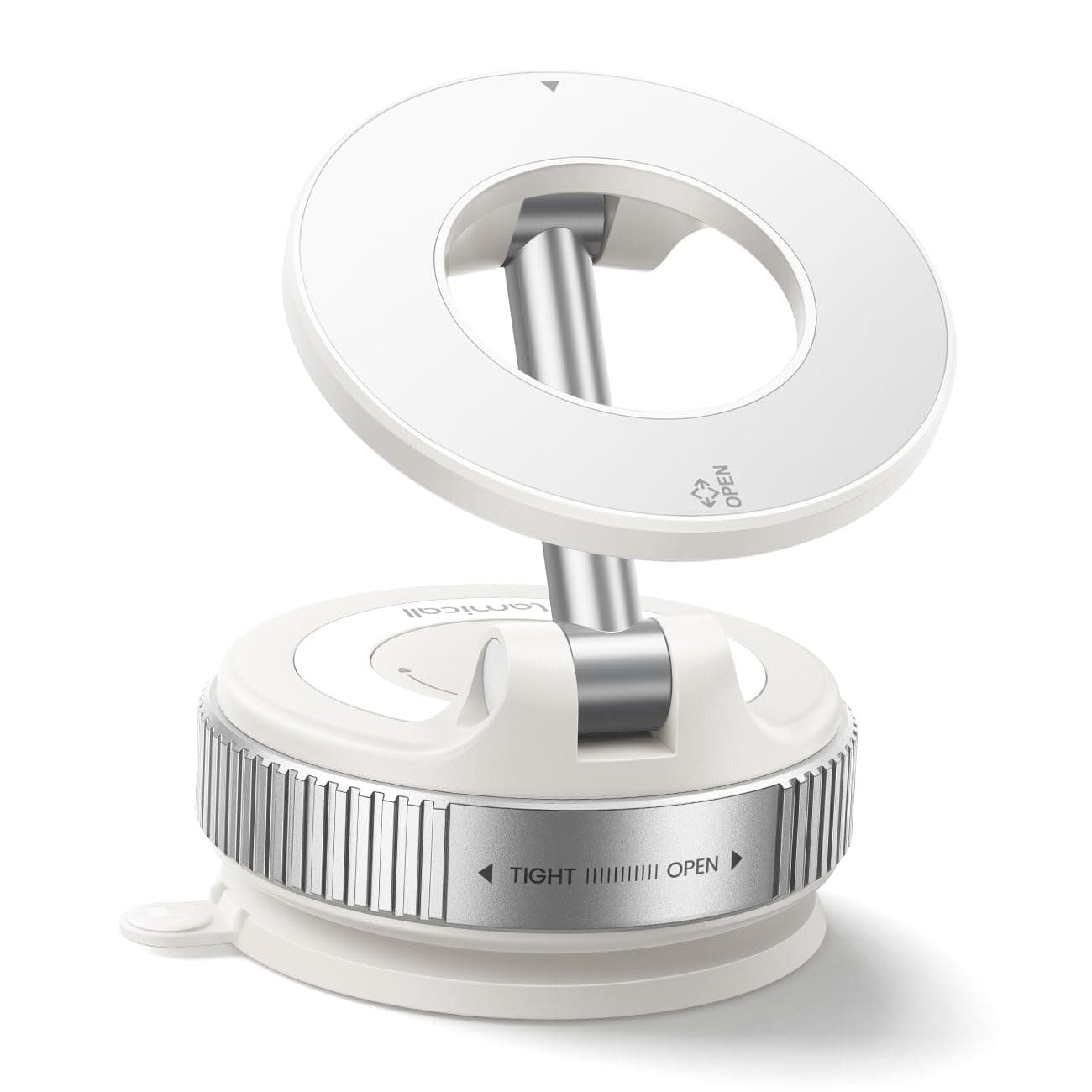 Lamicall Magnetische Handyhalterung Auto für Magsafe Autohalterung - [Vakuum Saugnapf & 24X Magnet] Mag Safehalterung Auto Handy Halterung, 360° Drehbar KFZ Halter für iPhone 17 16 15 14 13 12 Pro Max