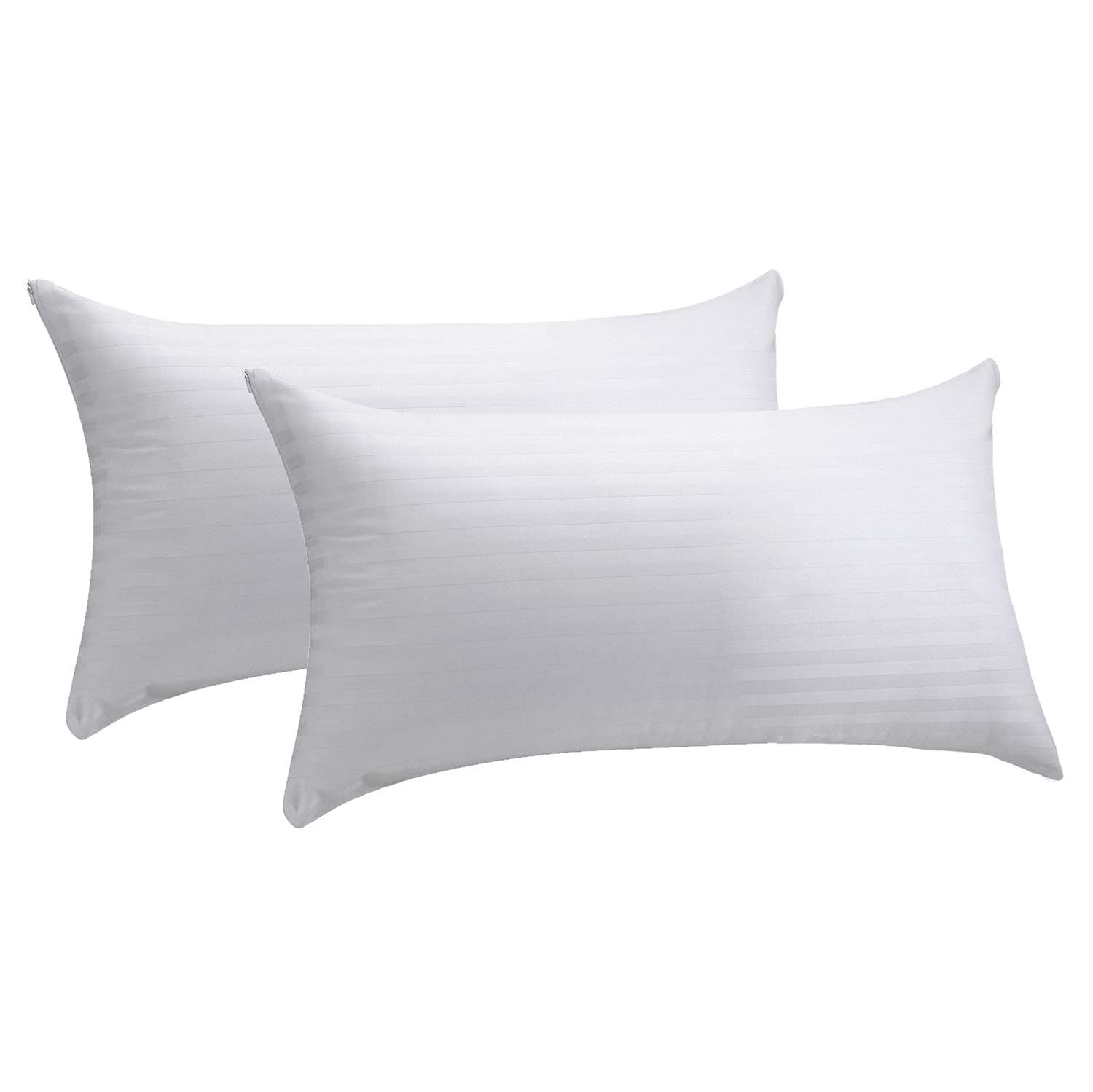 Pikolin Home - Pack de 2 Fundas de Almohada 100% algodón cutí Completamente Transpirable confeccionada con Tratamiento antiencogimiento, 75x40cm (Pack de 2)