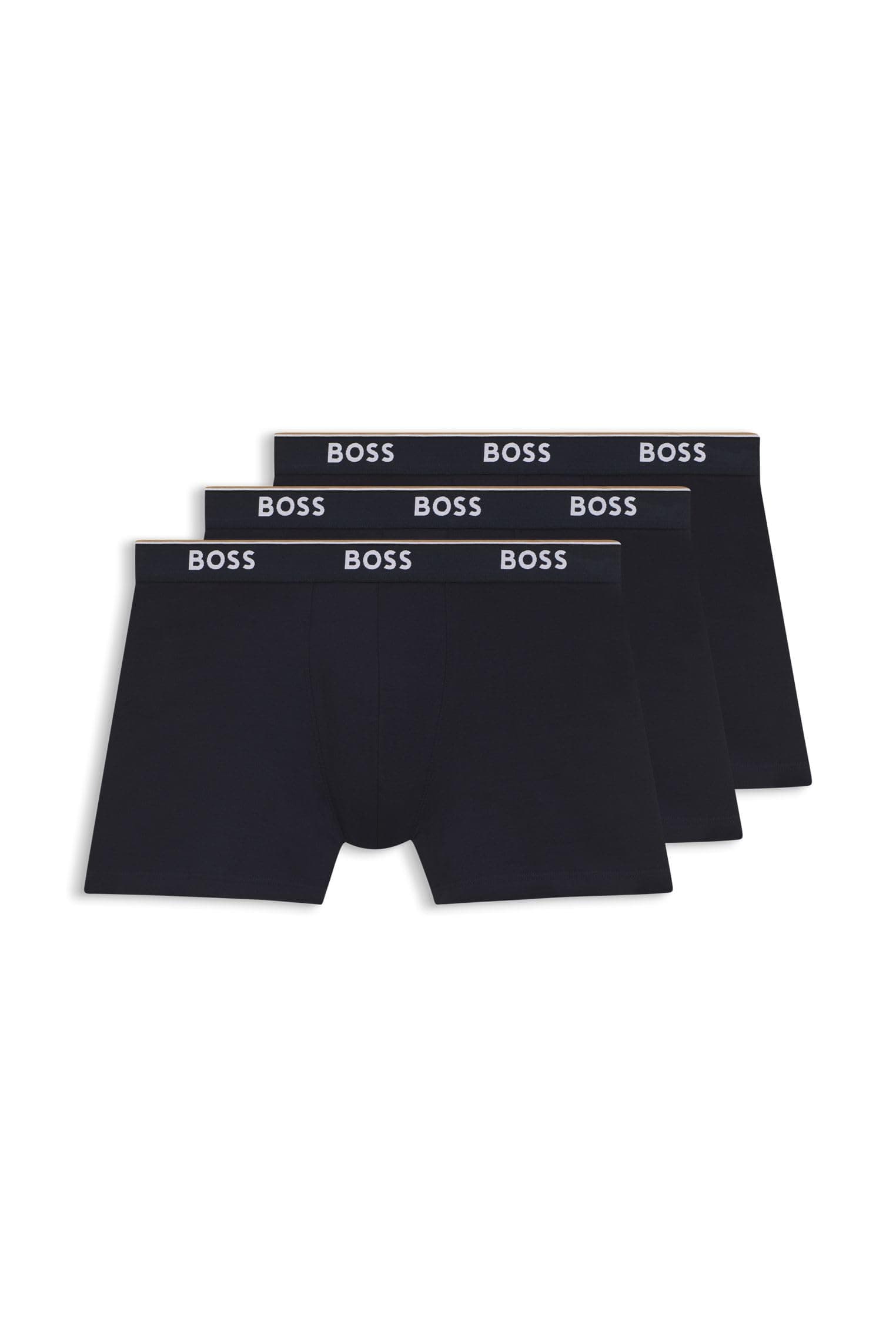 BOSS Herren BoxerBr 3P Power Dreierpack eng anliegende Boxershorts aus Stretch-Baumwolle