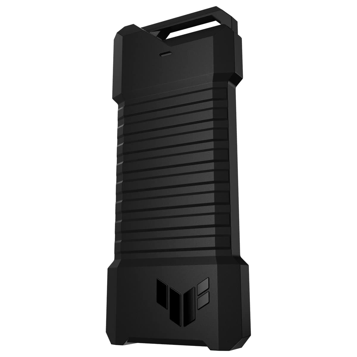 ASUS TUF A1â€”USB-C 3.2 Gen 2x1 SSD Boitier SSD, interfactes Dual M.2 NVMe PCIe et SATA, M.2 Q-Latch pour Installation Facile, Resistance Chute MIL-STD-810H, Resistance Eau IP68 et a la poussière