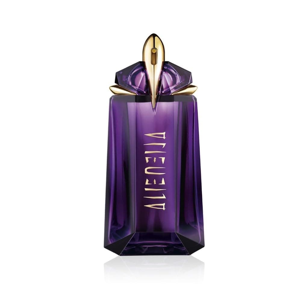 MUGLER Alien - Eau de Parfum Rechargeable Pour Elle - Parfum Femme - Ambré Boisé Floral - Bois de Cashmeran, Accord de Jasmin Sambac & Ambre Blanc - Tenue Longue Durée - Spray Vaporisateur