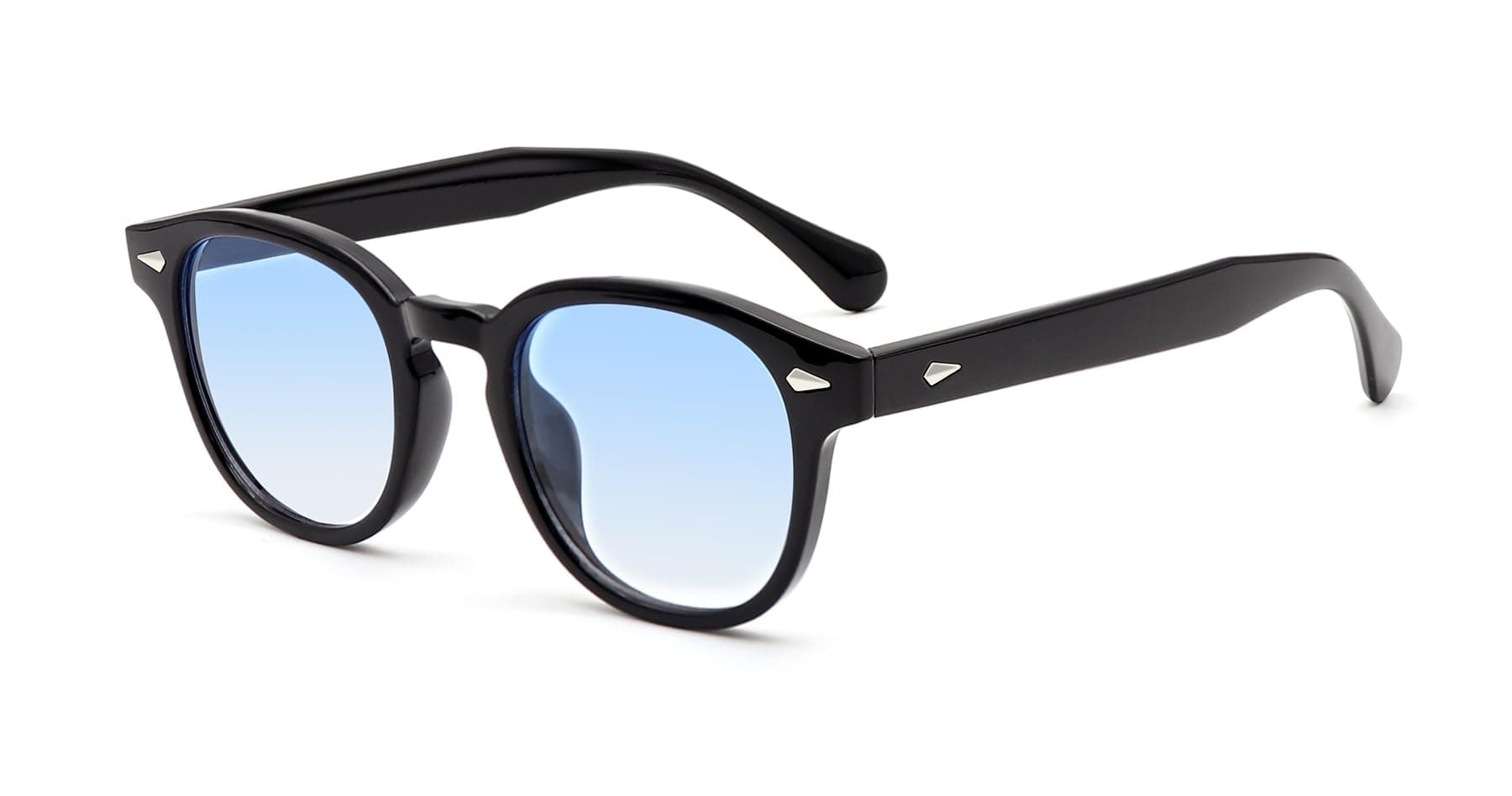 LHSDMOAT Occhiali da sole sportivi vintage anni '70 rotondi UV400 in stile Depp per uomo e donna, occhiali da sole colorati per la guida e i viaggi