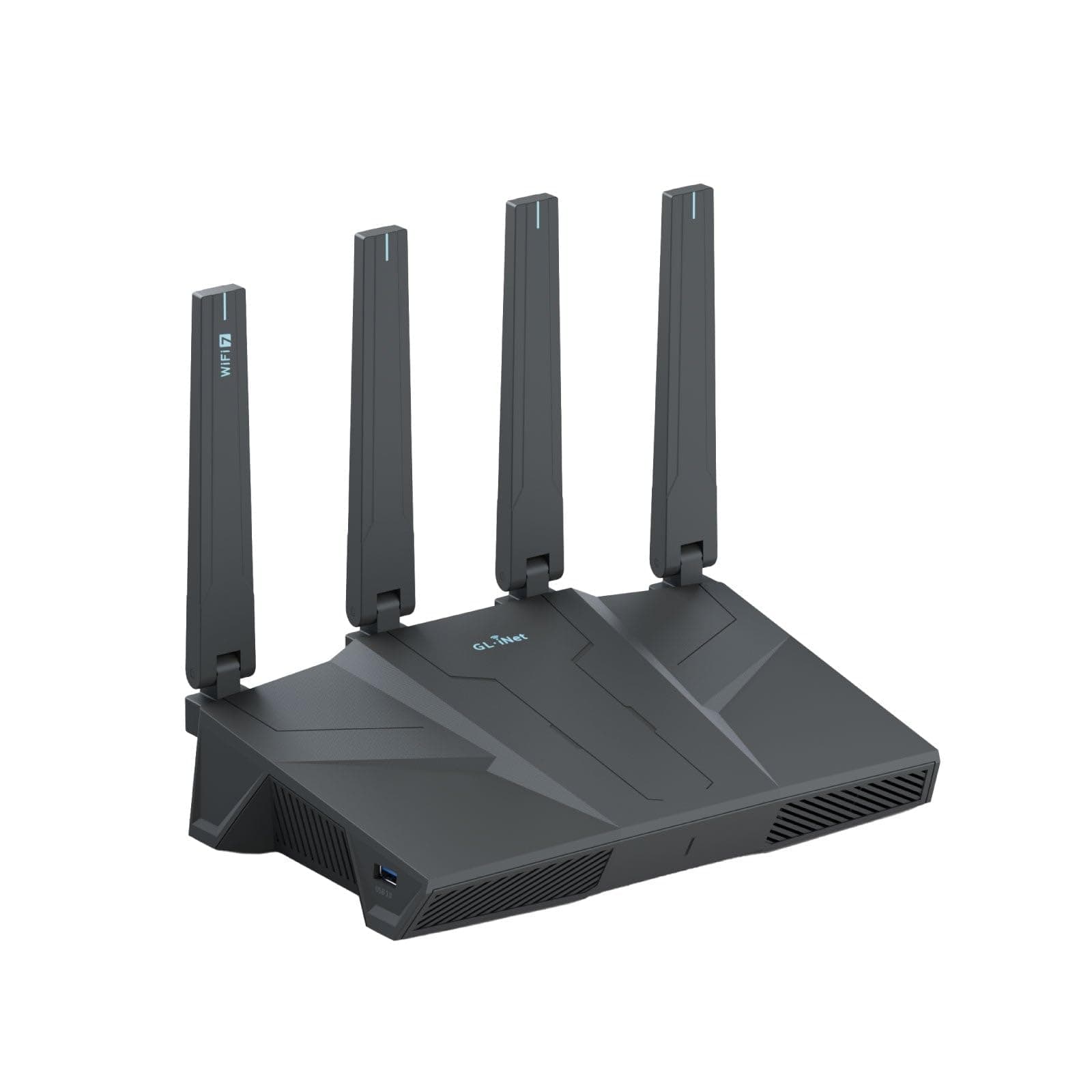 Router WiFi 7 GL.iNet GL-BE6500 (Flint 3e) - Router Wi-Fi ad alta velocità con VPN, 5 porte Ethernet 2.5G per connessione in fibra, prestazioni elevate e ampia portata per casa, ufficio e gaming