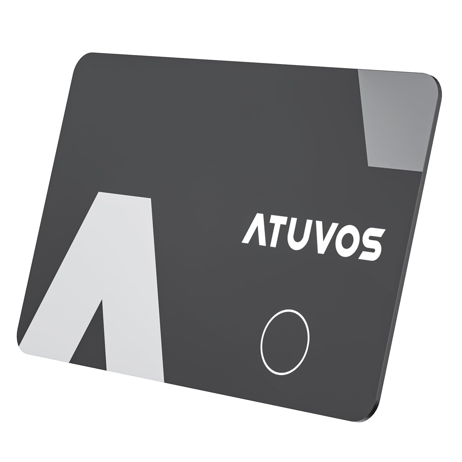 ATUVOS Air Tag Card Wallet Tracker Thin 1.6mm, Smart Tag compatibile con Apple Dov'è APP (solo iOS, Android non supportato), Bluetooth Localizzatore per Valigie, Portafoglio, Borse, Bagagli, 1 Pezzo