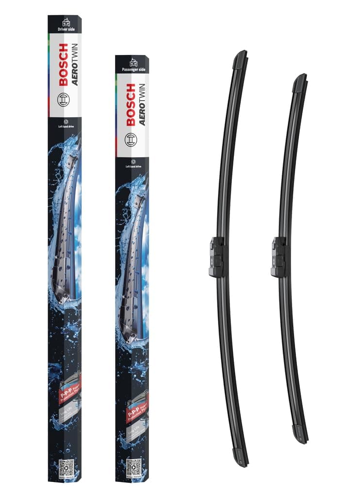 Bosch eA244S - Scheibenwischer Aerotwin - Länge: 625/550 mm - Set für Frontscheibe, versand im Produktkarton: Weniger Müll, einfaches Auspacken