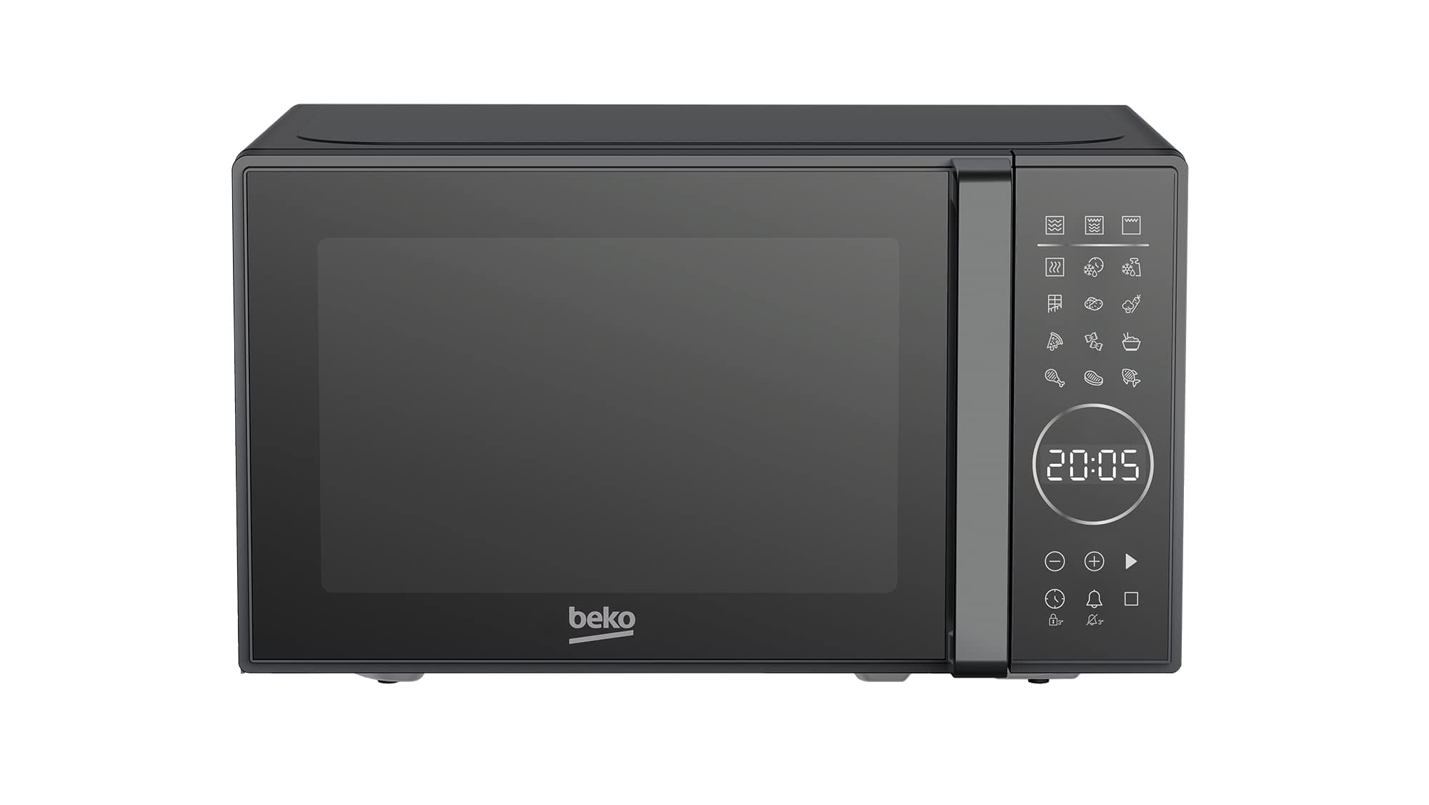 Beko - MGC20130BFB - Forno a Microonde con Grill 20 Litri, 1000 W, Timer Digitale, Libera Installazione, 10 Livelli di Potenza - Nero