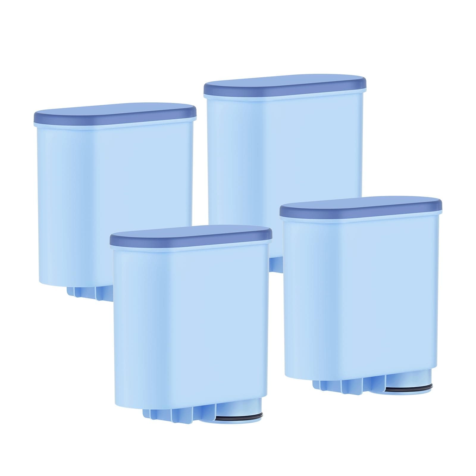 Molifal Lot de 4 filtres à eau compatibles Philips AquaClean CA6903/10, CA6903/22. Compatible avec Saeco Philips LatteGo. Sans BPA, anti-calcaire, améliore le goût