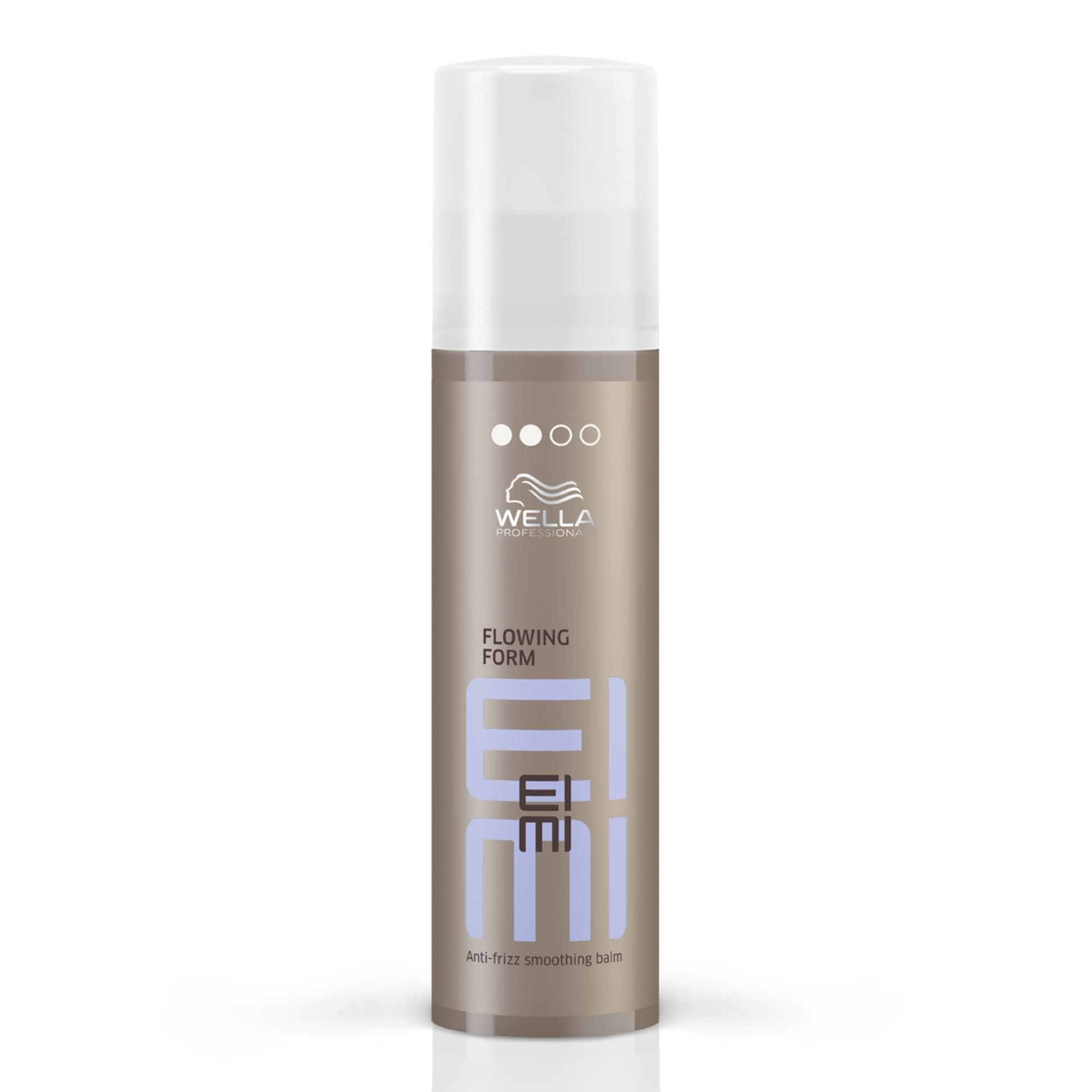 Wella Professionals EIMI Flowing Form – Glättungsbalsam gegen Frizz – Hitzeschutzspray gegen Austrocknung beim Styling – elastischer Halt mit natürlicher Sprungkraft – 1 x 100 ml