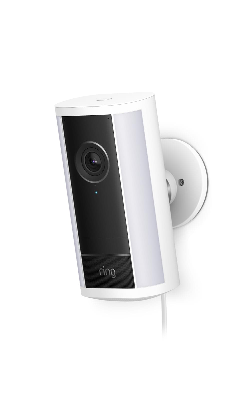 Ring cámara Pro con luces (Spotlight Cam Pro, última generación), con enchufe |Cámara de seguridad exterior | Retinal 4K, Zoom 10x,600 lúmenes |Prueba gratuita de 30 días del plan de Ring Suscripción
