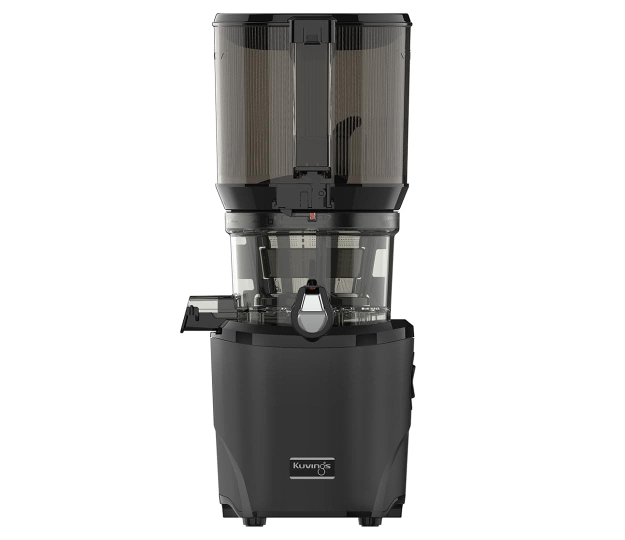 Kuvings | Extracteur de jus AUTO10S | Découpe fruits entiers Panier XXL 3L | Découpe automatique , "Mains libres", Rotation lente, Nettoyage facile (Noir)