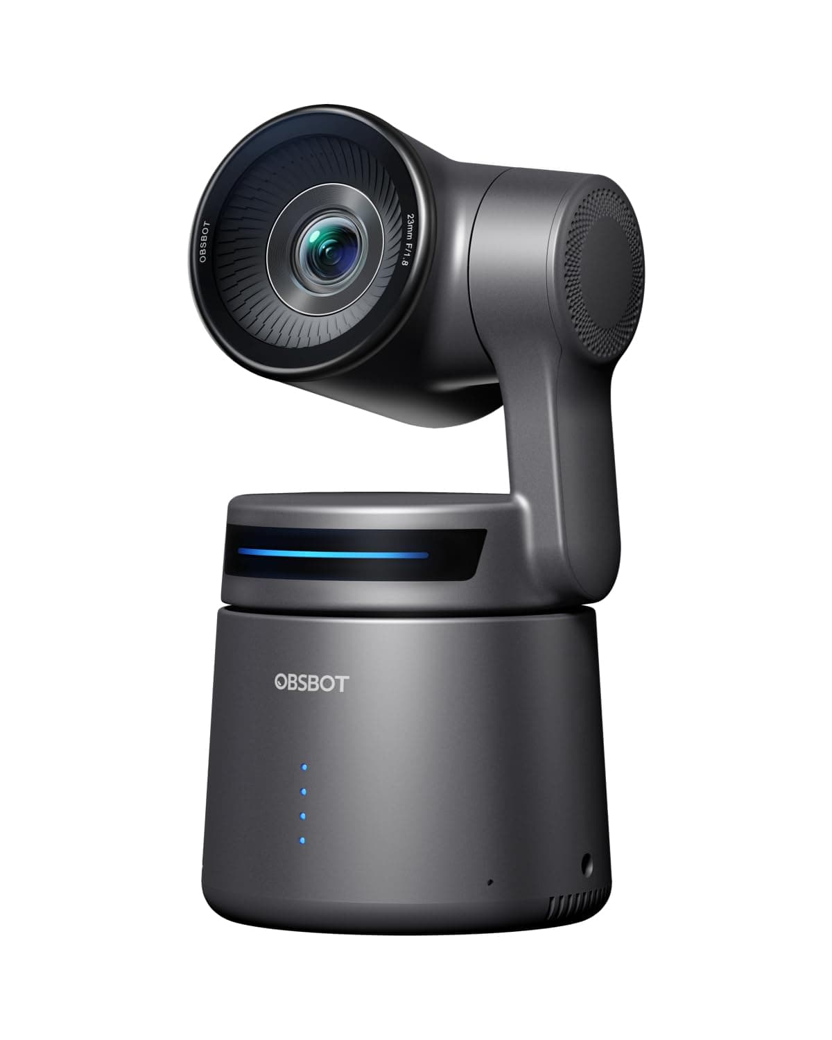 OBSBOT Tail Air NDI Streaming Camera 4K, Caméra PTZ avec Suivi AI et APP Intelligente, Contrôle Geste, Camera Web HDMI/USB-C/sans Fil, Caméra Video Live Stream pour Youtube, Chruch, Worship, Creator.