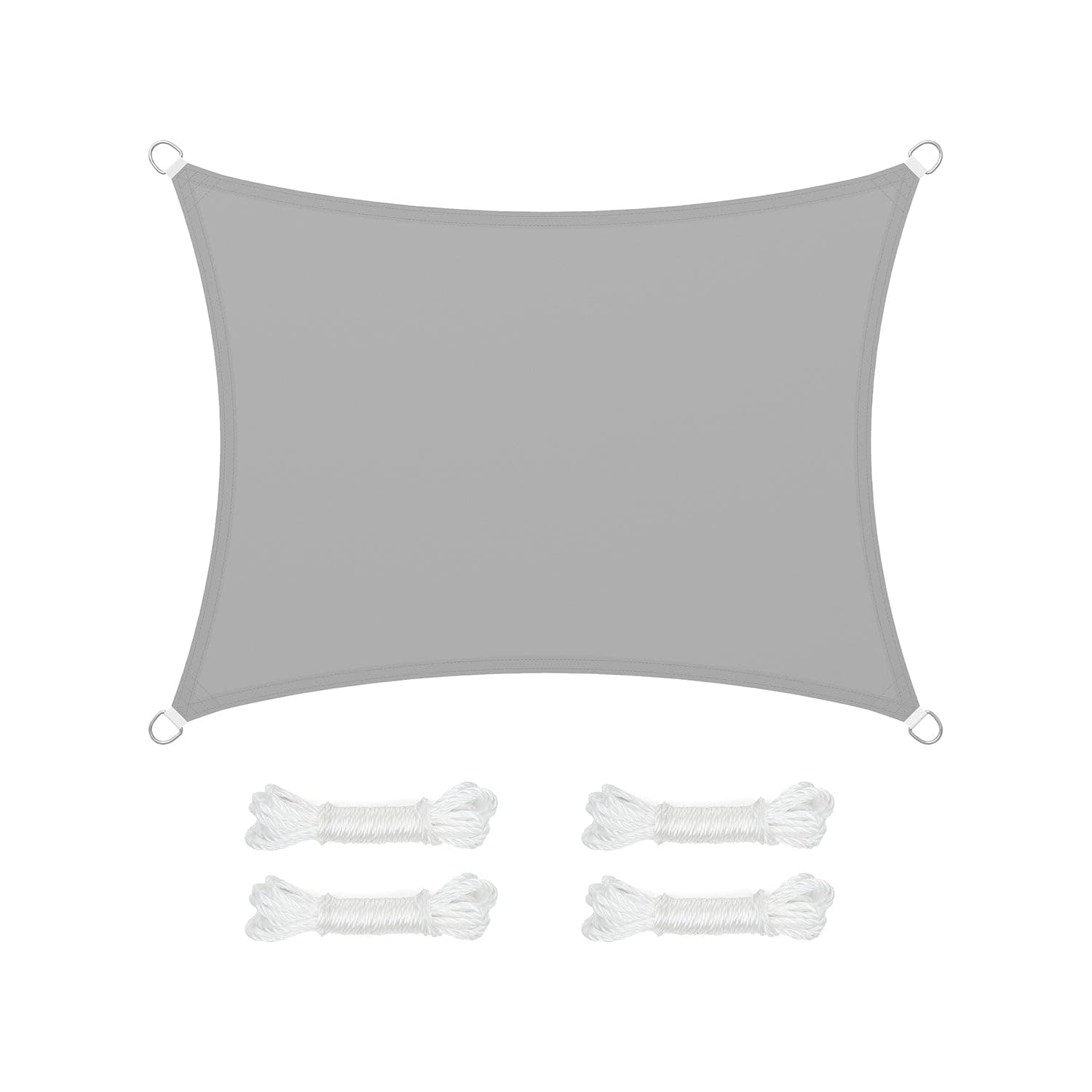 SONGMICS Sonnensegel 3x4m Wasserdicht 665mm Wassersäule Sonnenschutz aus reißfestem Polyester UV-Schutz 93% für Terrasse Garten Balkon Rechteck Seile