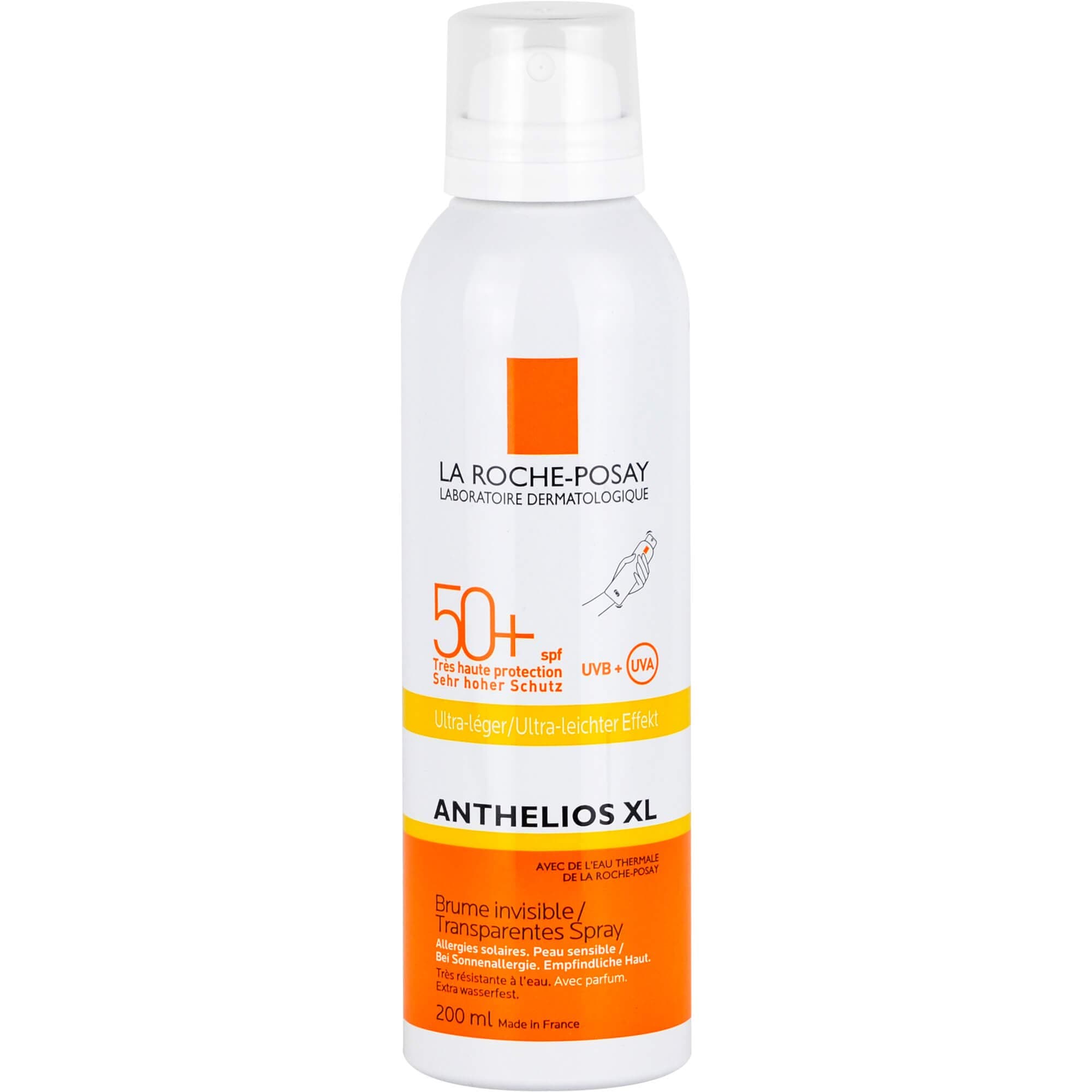 La Roche Posay Anthelios XL Baume Invisible Ultra-Léger SPF 50-200 ml, El embalaje puede variar