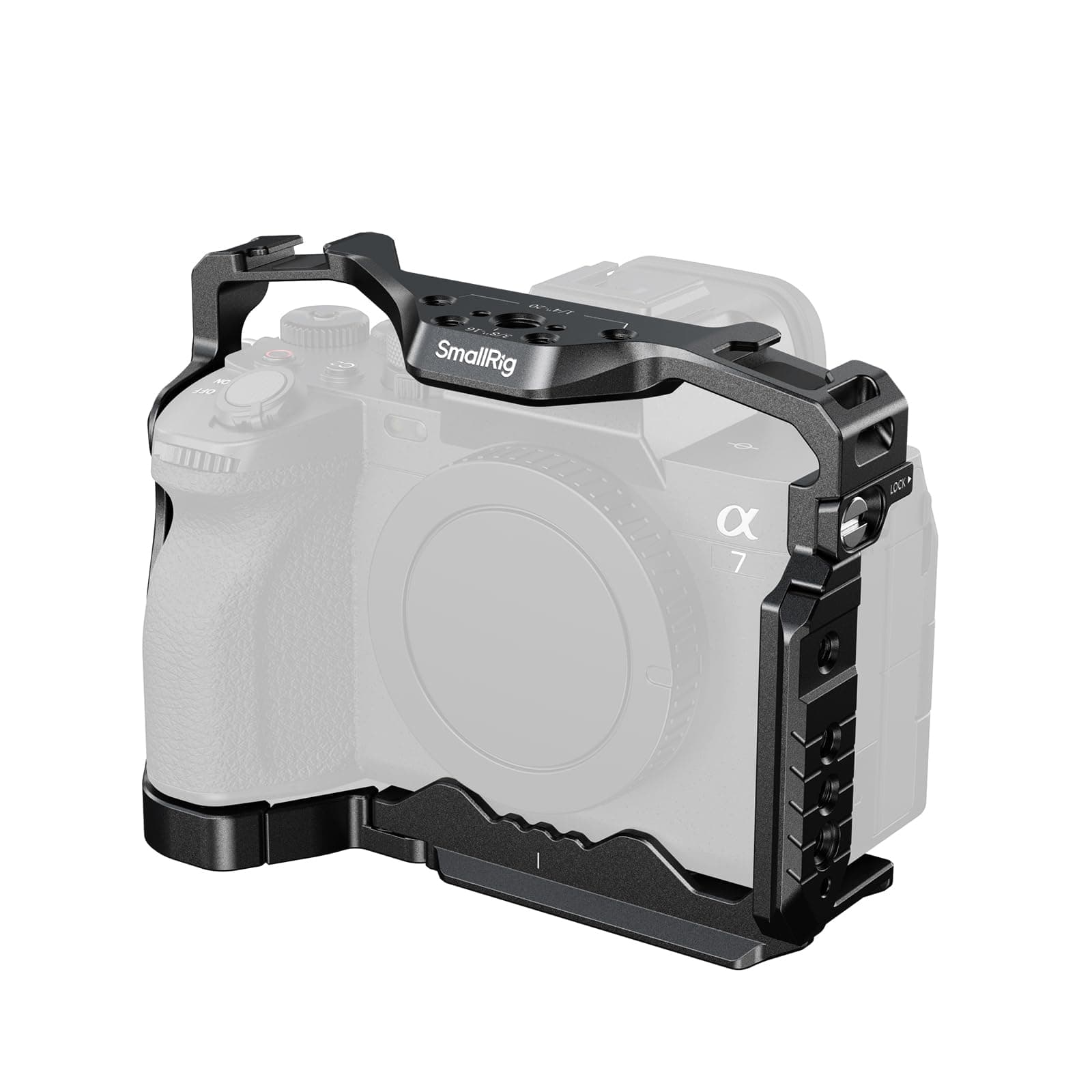 SMALLRIG A7 IV/A7 S III/A1 / A7R V Cage, Jaula para Sony Alpha 7 IV/Alpha 7 S III/Alpha 1/A7R V - 3667C