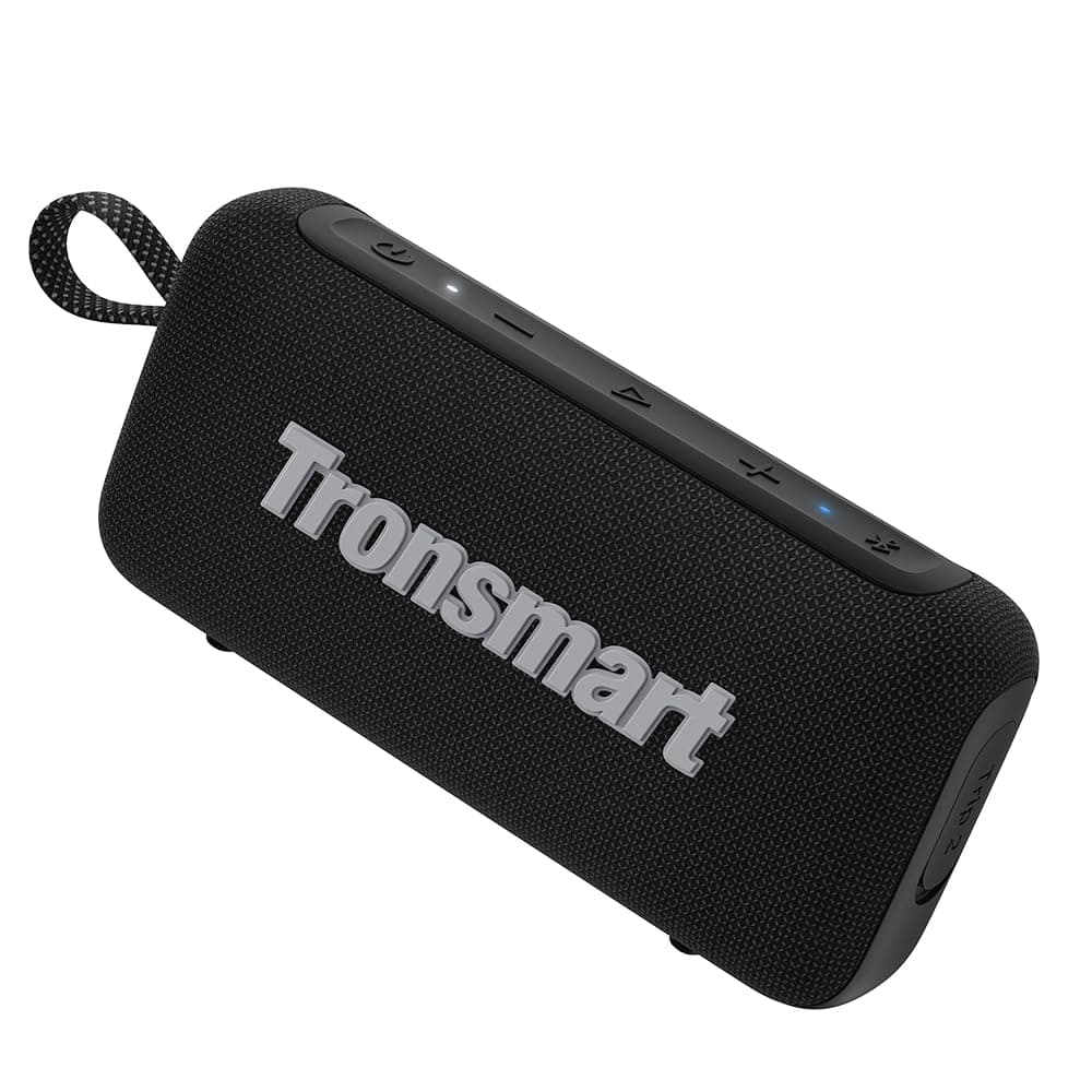 Tronsmart Trip 2 Altavoz Portatil Bluetooth 5.3, IPX7 Waterproof, Micrófono Incorporado, Sonido Stereo y Asistente de Voz, 20H de Reproducción, Speaker inalámbrico con EQ, TF, para Viajes, Picnic