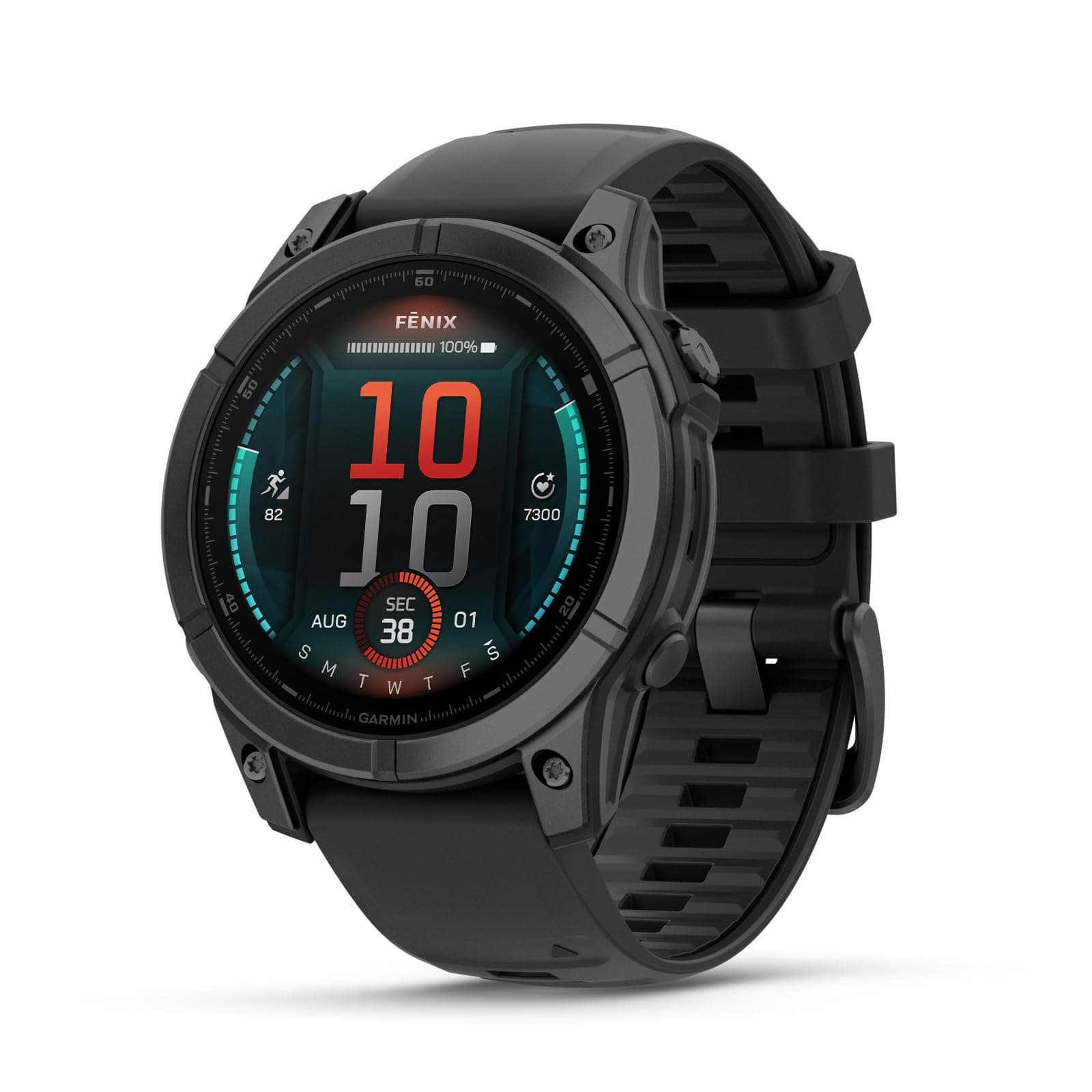 Garmin fēnix ​​E, 47mm, Reloj GPS Multideporte, Acero Gris | Pantalla táctil AMOLED, Frecuencia cardíaca, Mapas y hasta 10 días de autonomía