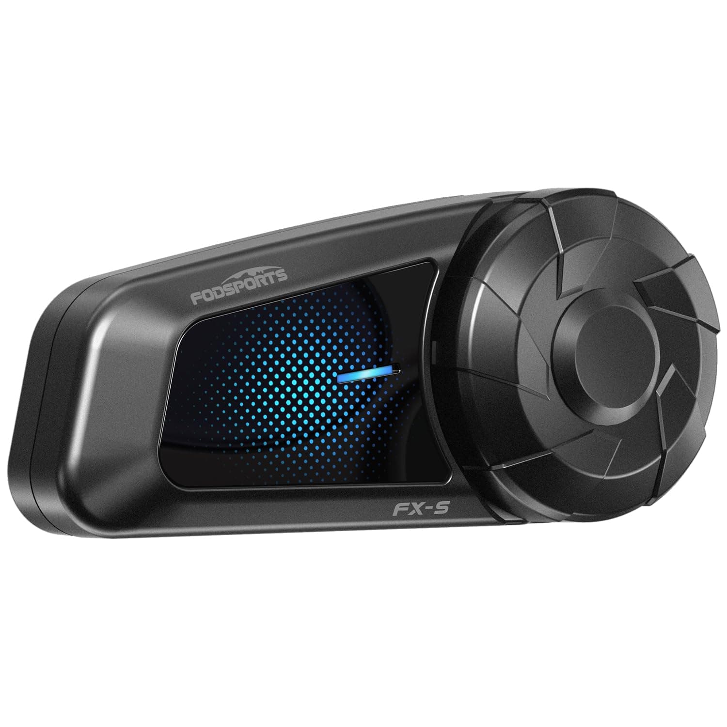 Fodsports FX-S Intercomunicador Casco Moto Bluetooth 5.4, Intercomunicador de 2 Vías para Motocicleta, IP67 Impermeable, Carga Rápida, Cancelación de Ruido CVC, Emparejamiento Universal(1 Paquete)