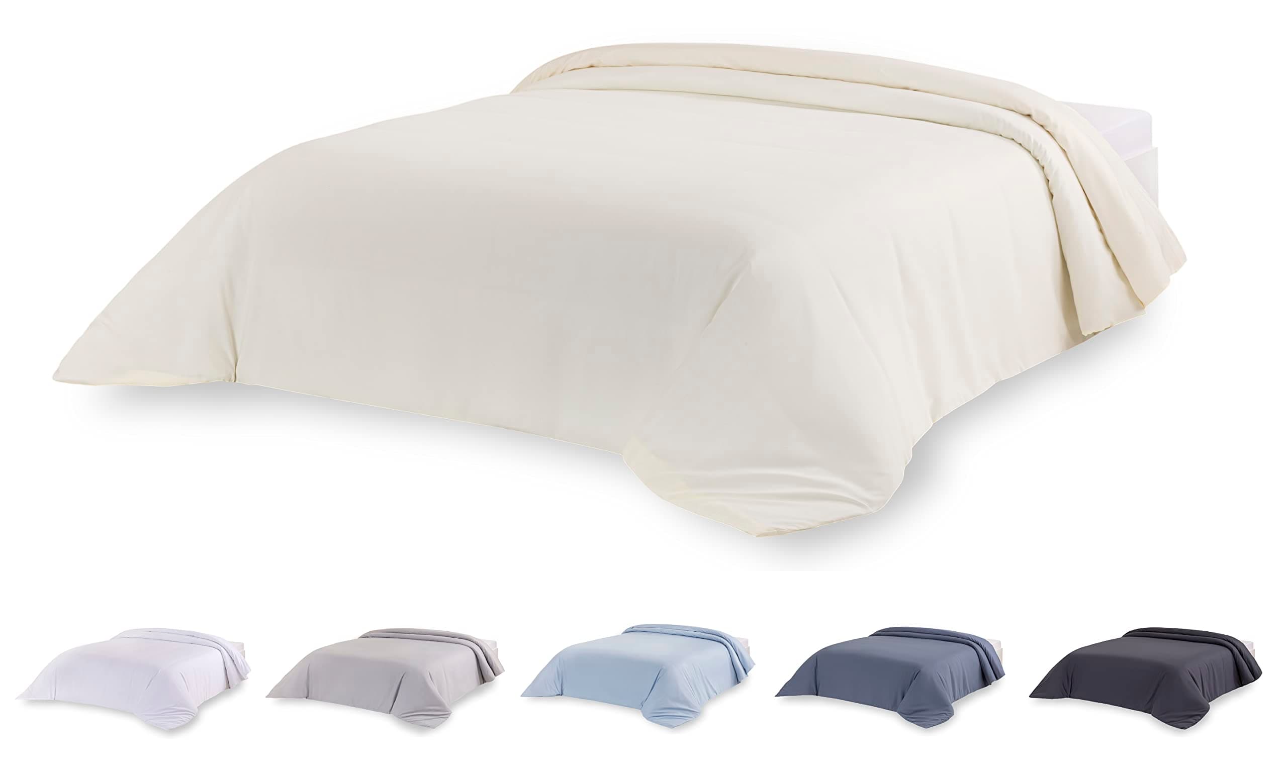 Todocama – Funda nórdica de Microfibra para edredón de Tacto Extra Suave. (Beig - Cama 135/140/150-220x220cm).
