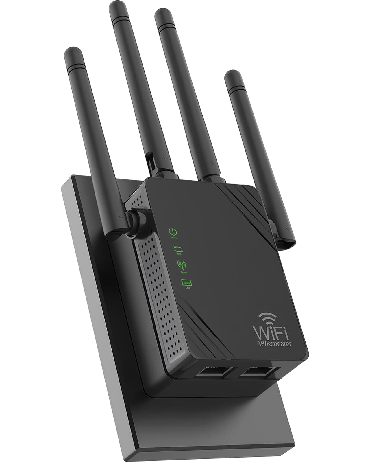 AILKIN Extensor WiFi 1200Gbps Refuerzo De Señal, Doble Frecuencia 5Ghz y 2,4Ghz, Nueva Generación hasta Cuatro Veces Más Rápida, Más Larga Que Nunca Superantena, Amplificador De Señal